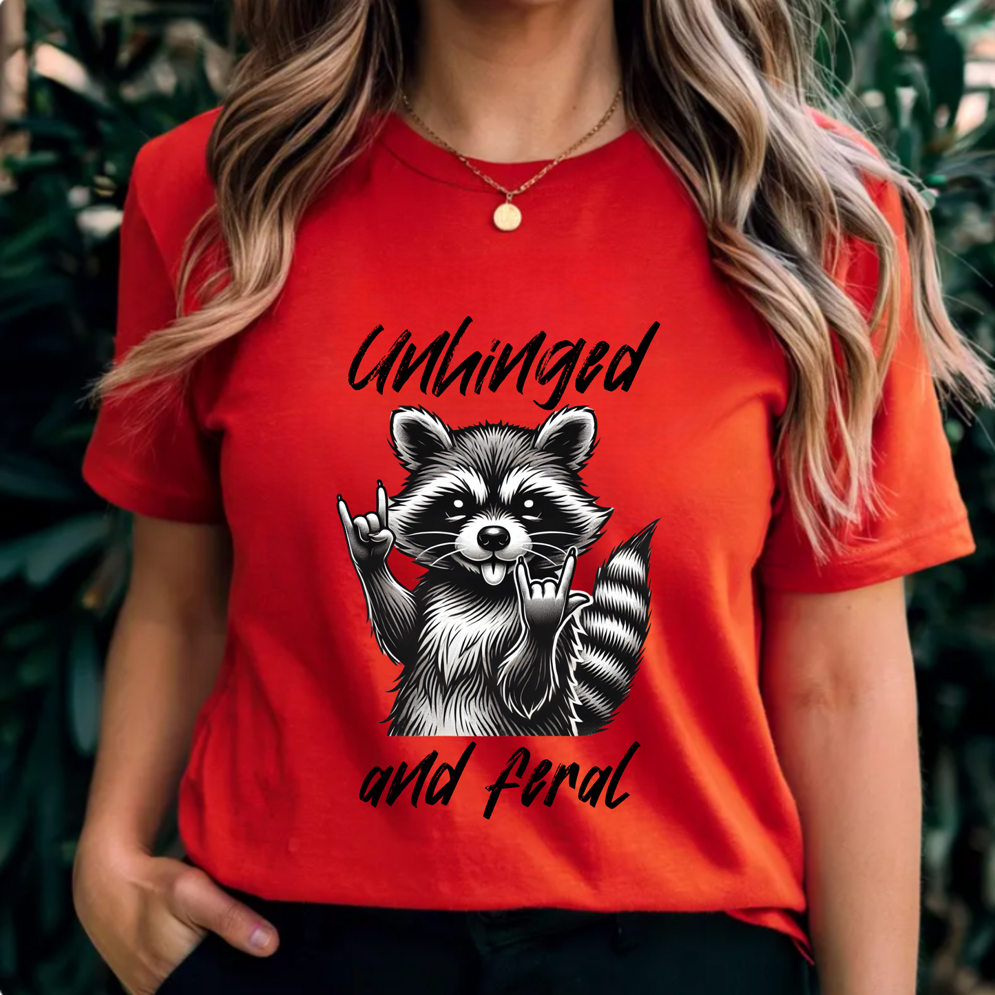 Raccoon Unhinged Unisex Tee