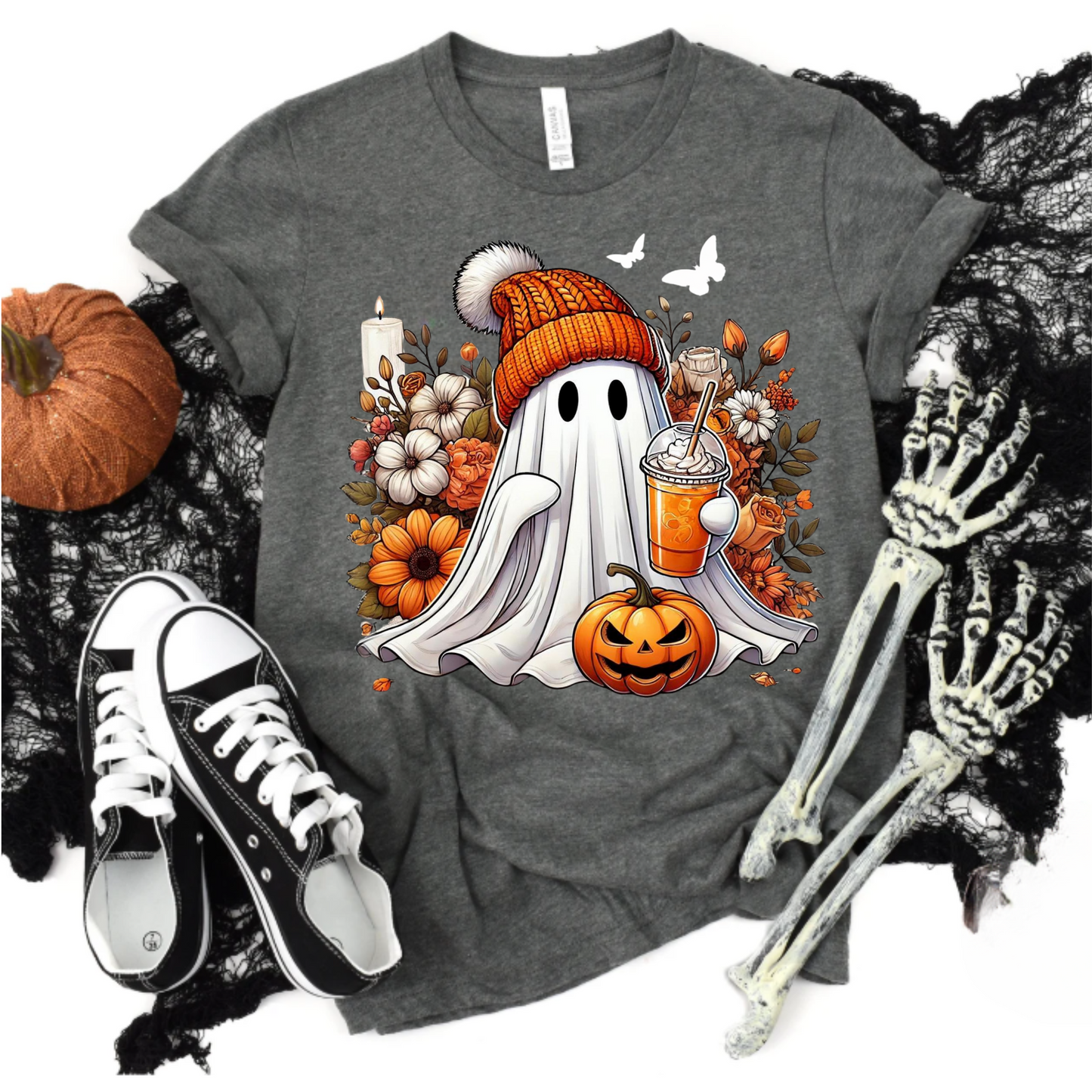 Ghost T-Shirt - Halloween Spirit Unisex Softstyle Tee