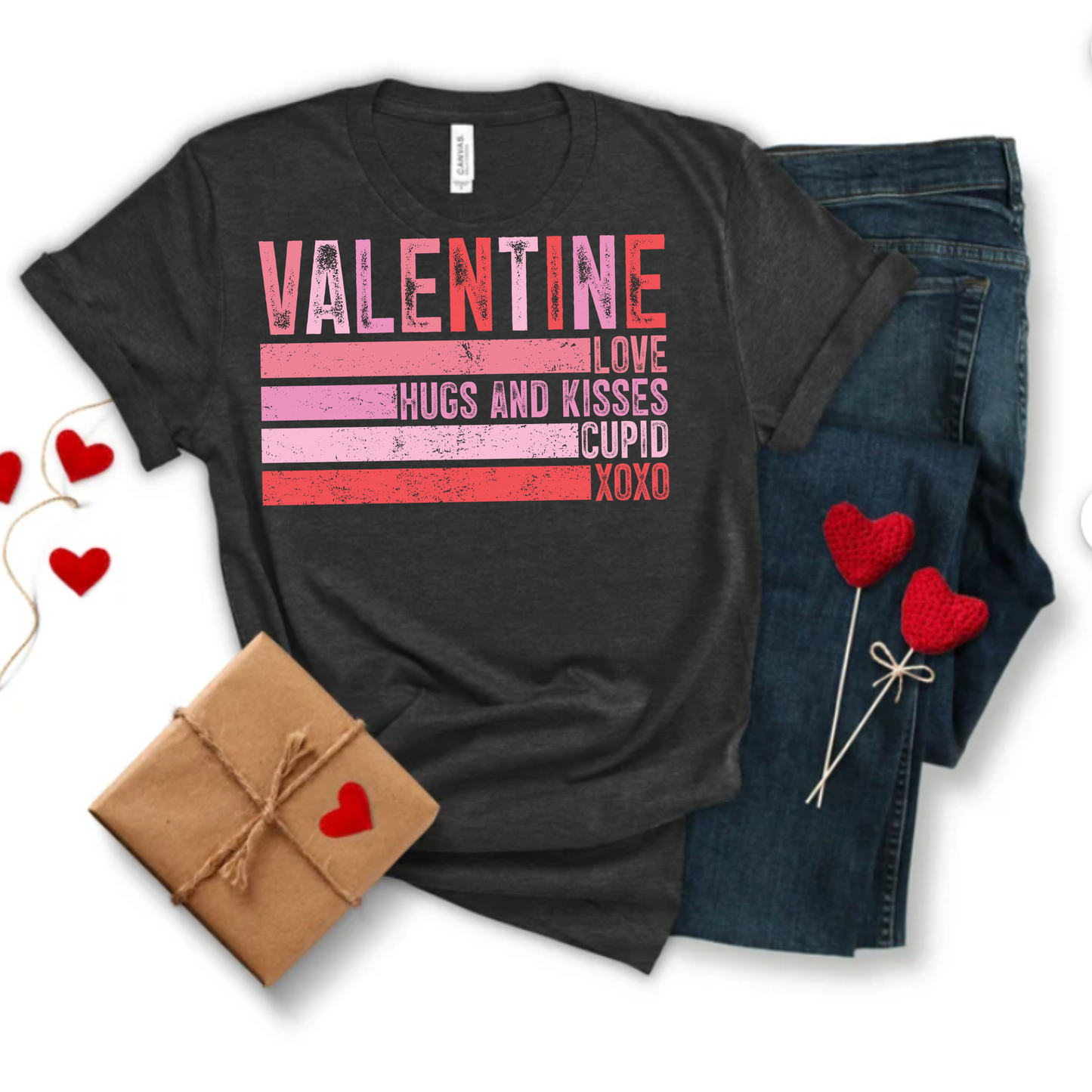 Valentine Love XOXO Cupid Unisex Tee