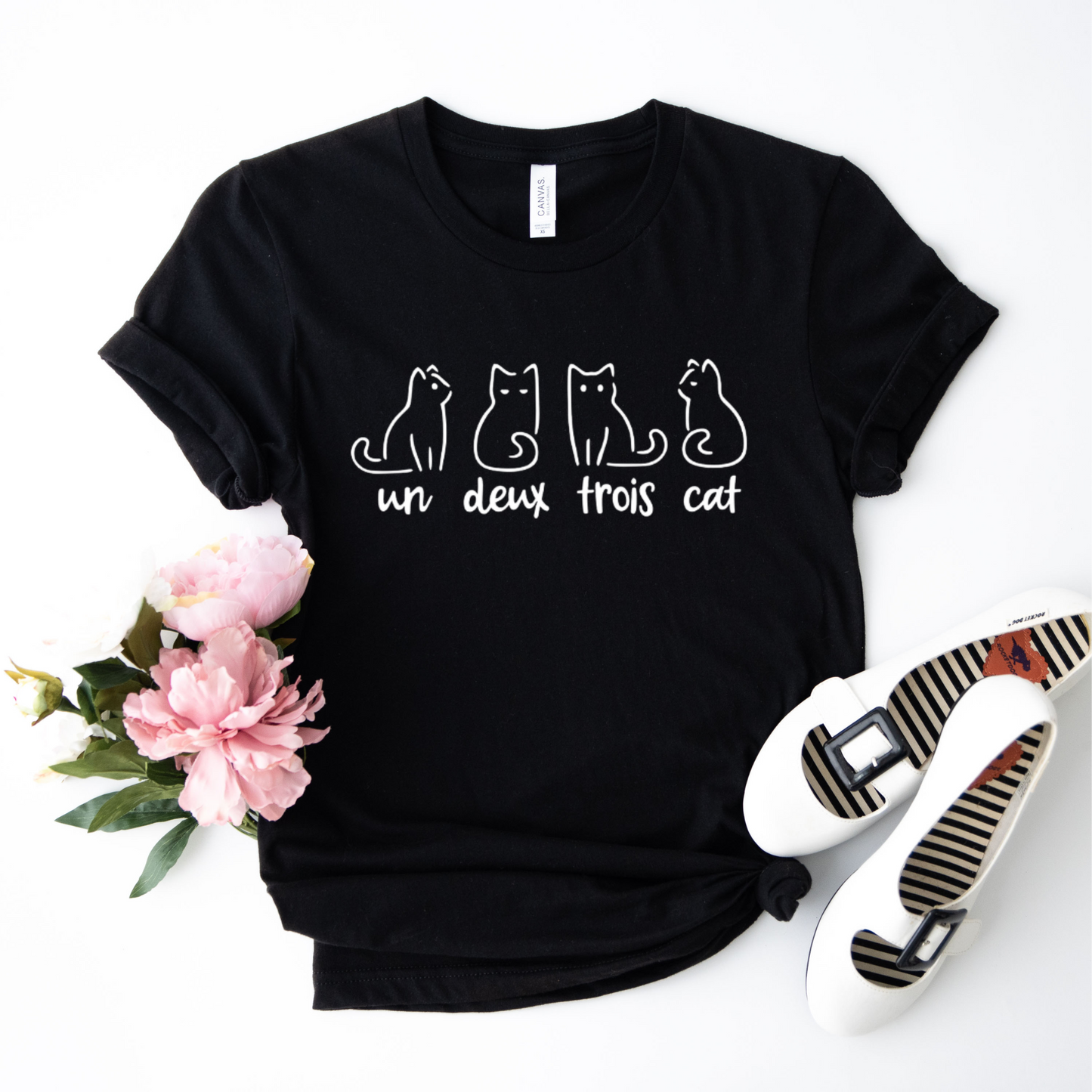 Cat Unisex Tee - un deux troi cat shirt