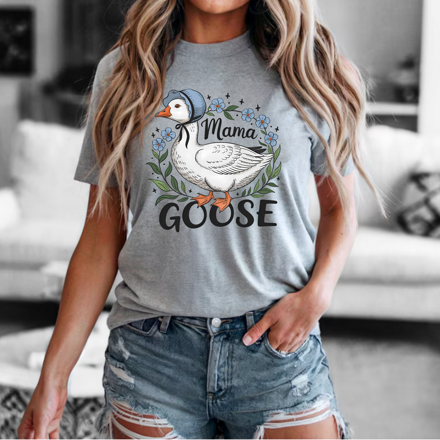 Mama Goose Unisex Jersey Tee – Cute Family Shirt for Moms