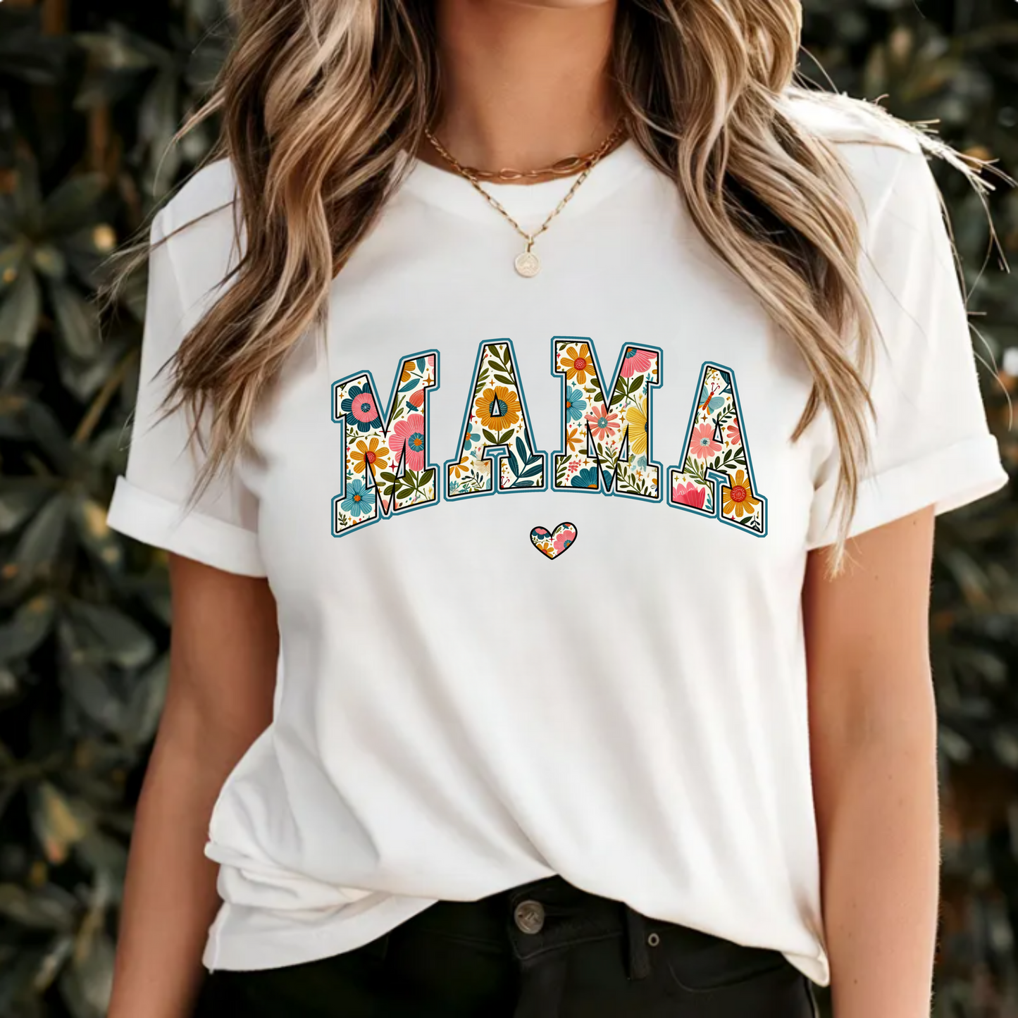 Floral 'Mama' Unisex Tee