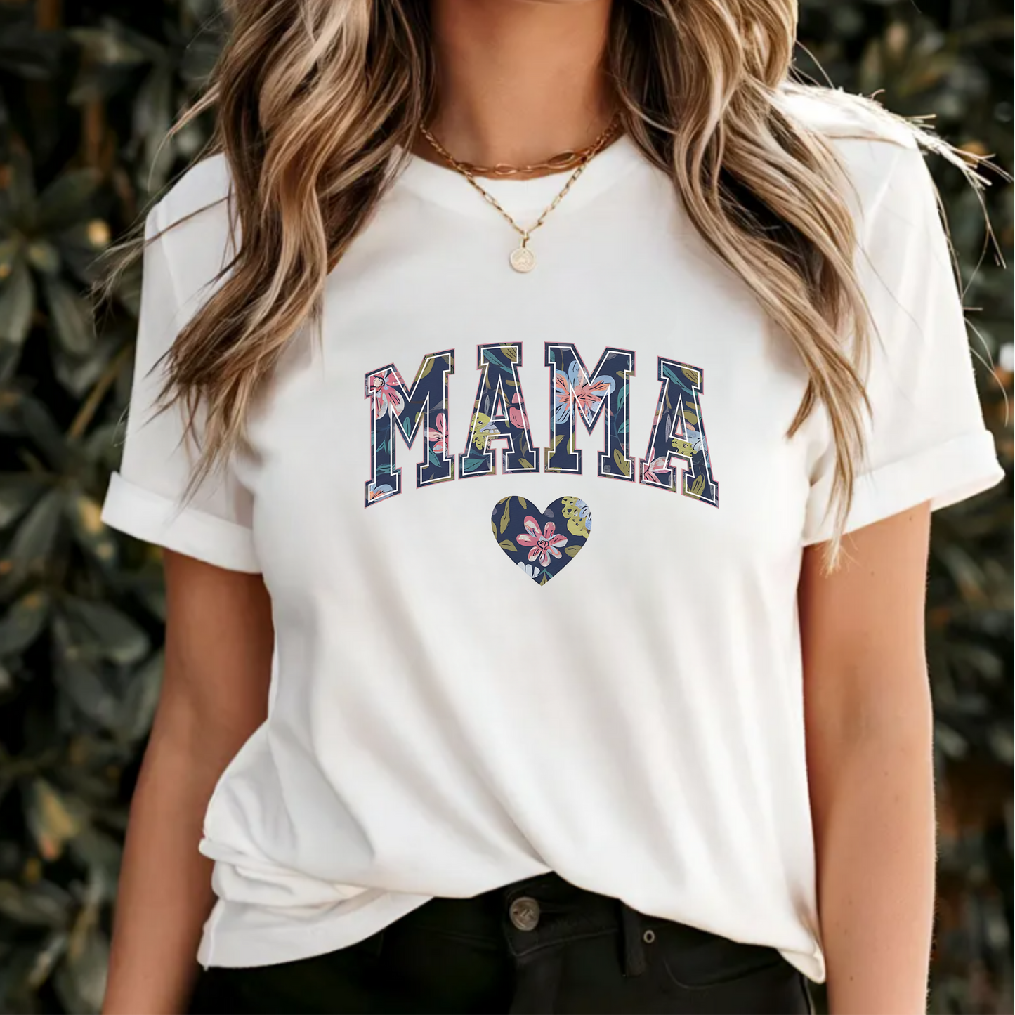 Floral 'mama' Tee Shirt