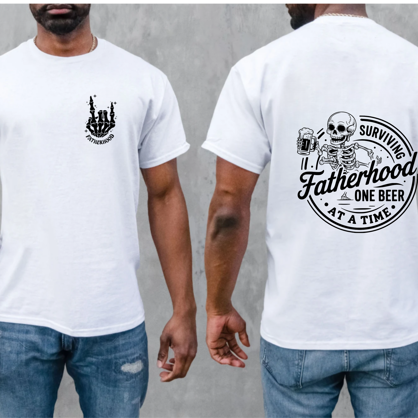 Beer Lover T-Shirt - Surviving Fatherhood One Beer at a Time