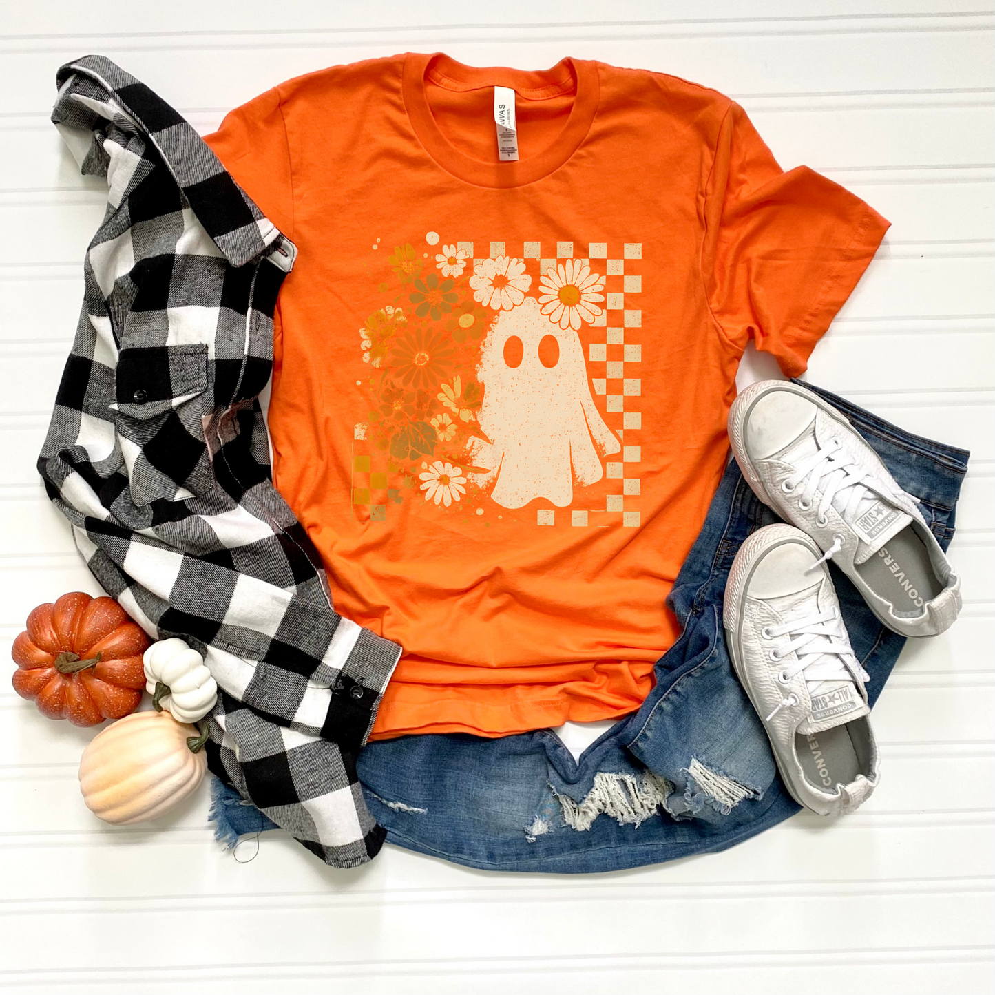 Floral Ghost T-Shirt
