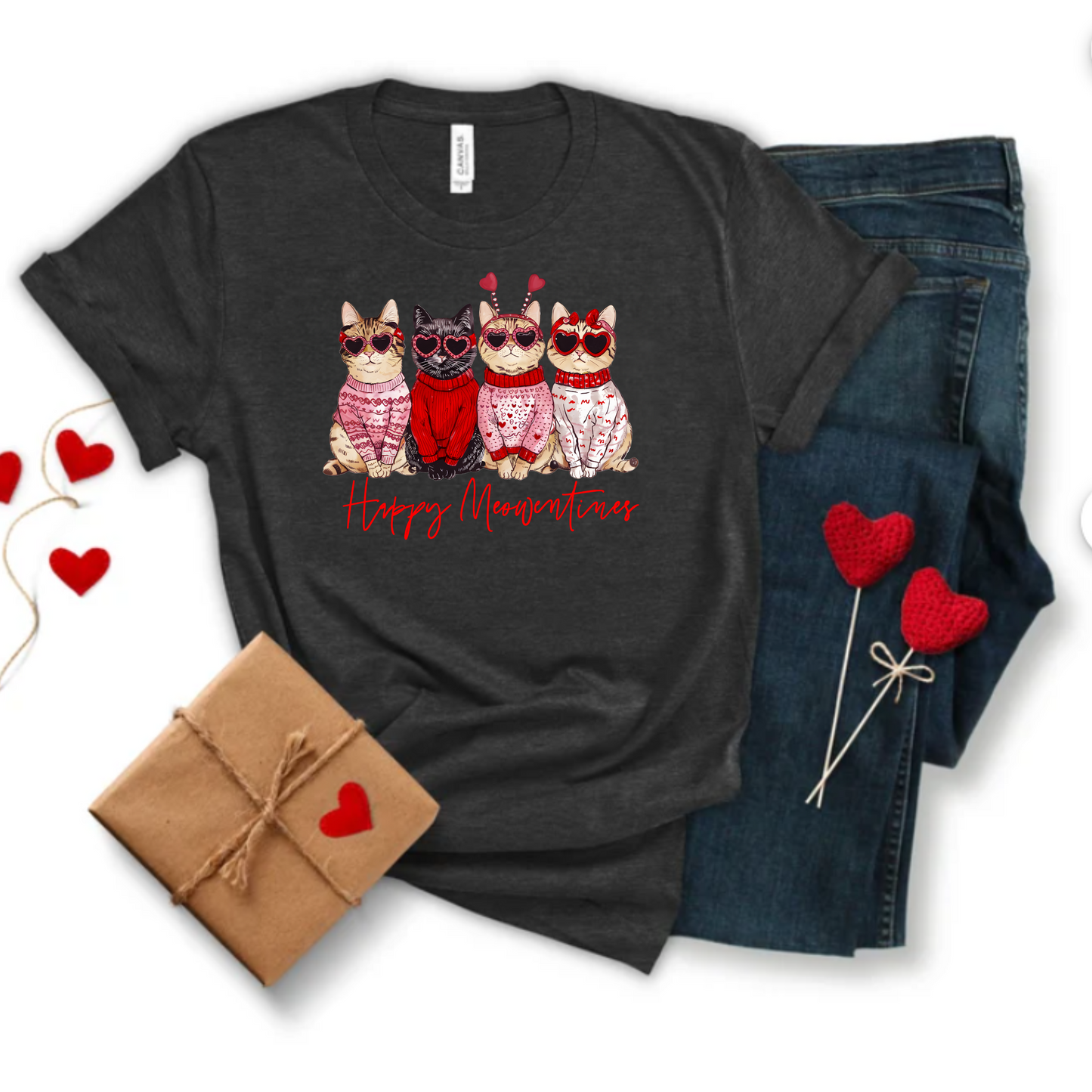 Happy Meowentines T-shirt