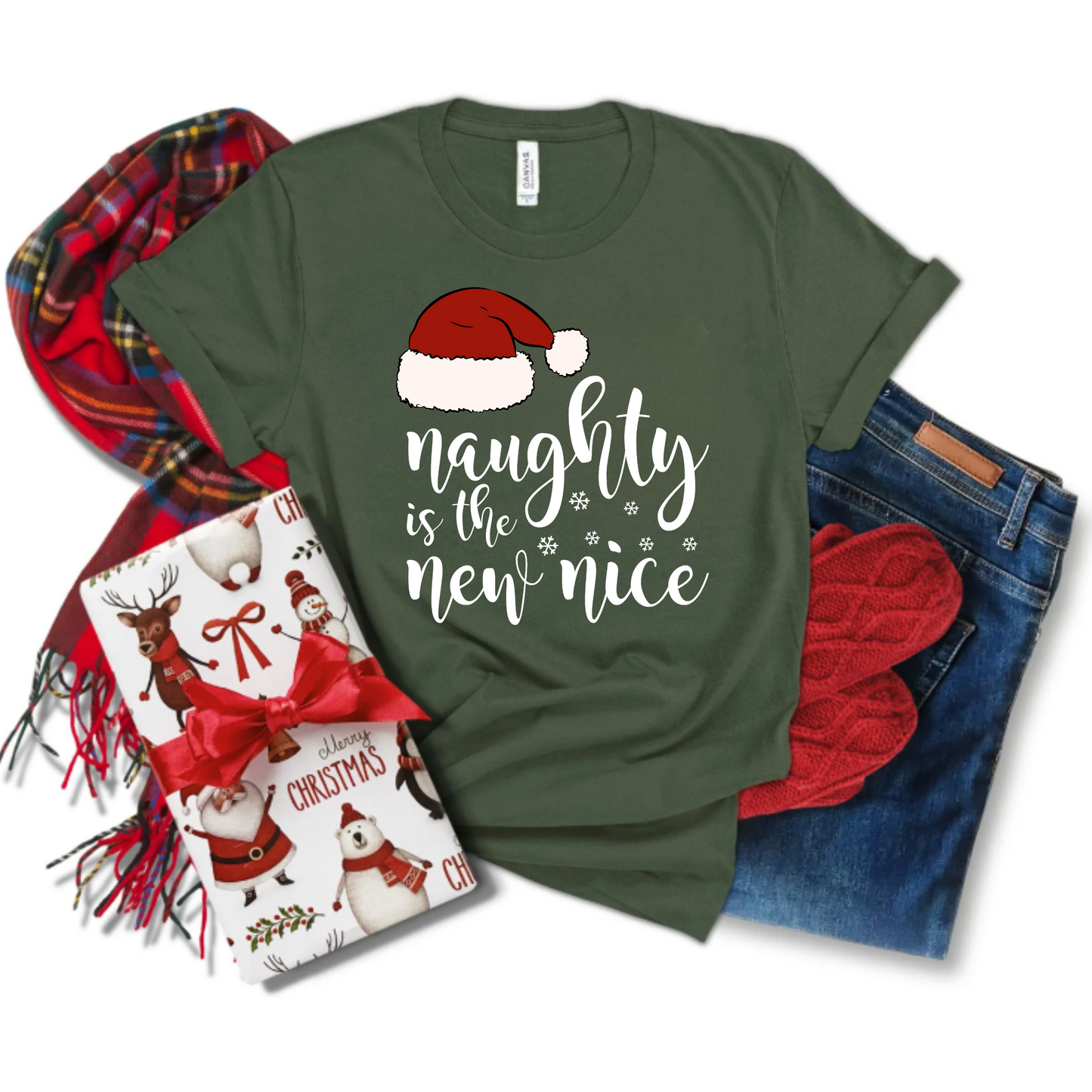 Unisex T-Shirt - 'Naughty is the New Nice' Graphic Tee