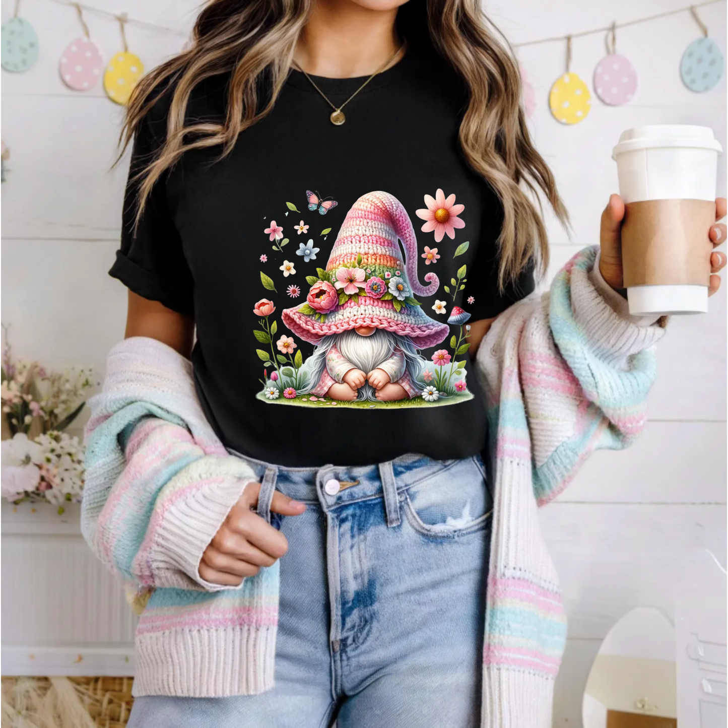 Spring time gnome png