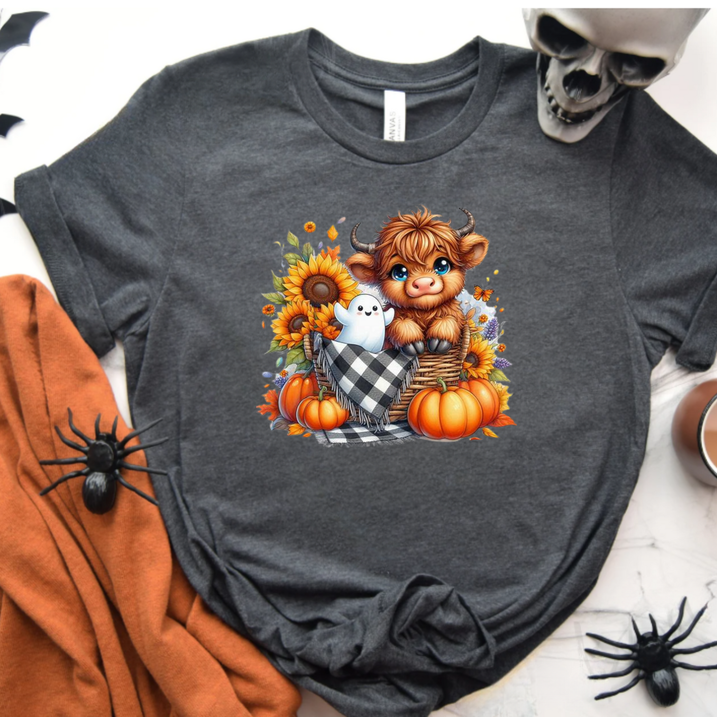 Fall Highland Cow T-Shirt