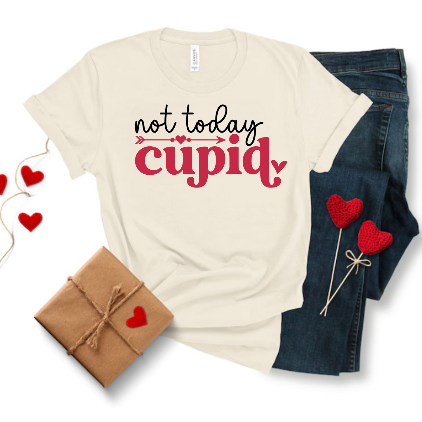 Not today cupid Valentines Day T-Shirt