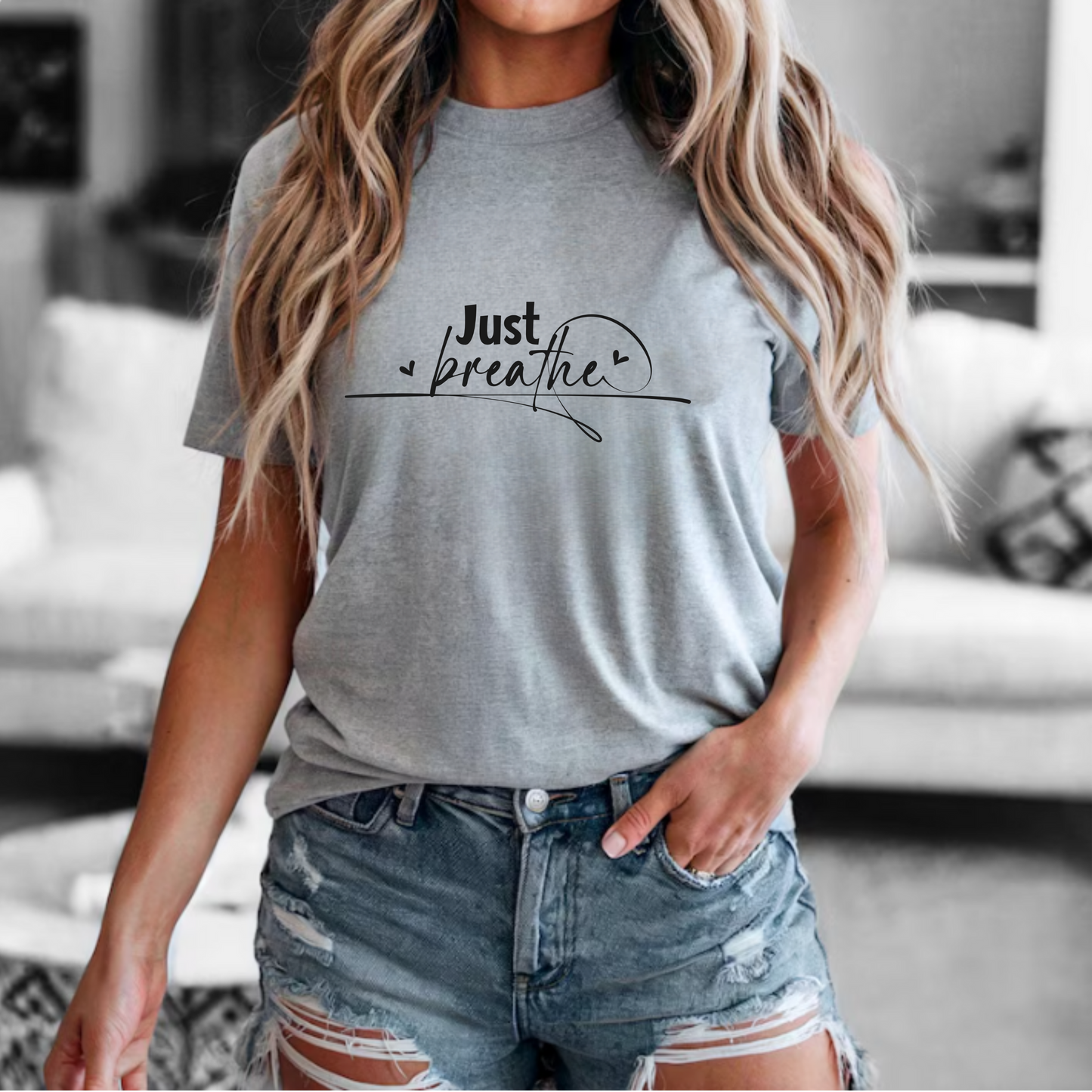 Just Breathe Tee