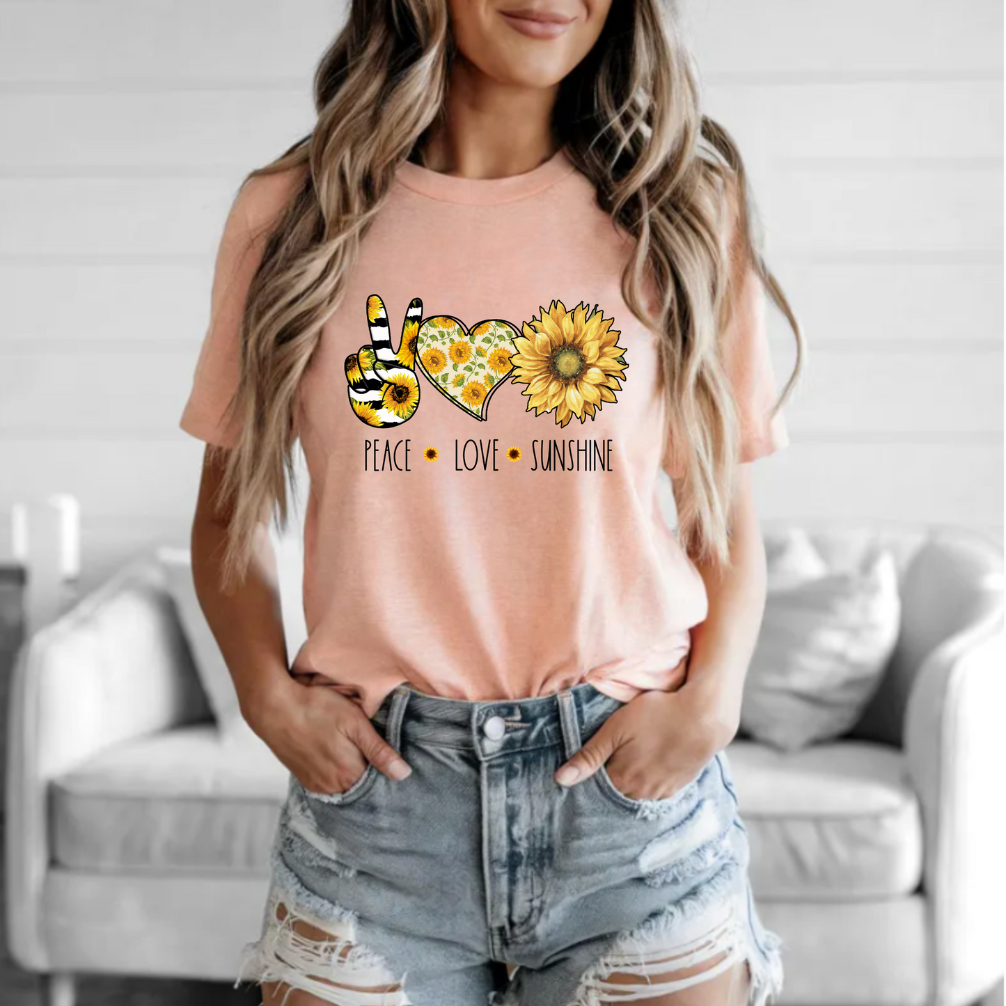 peace, love, sunshine png digital download