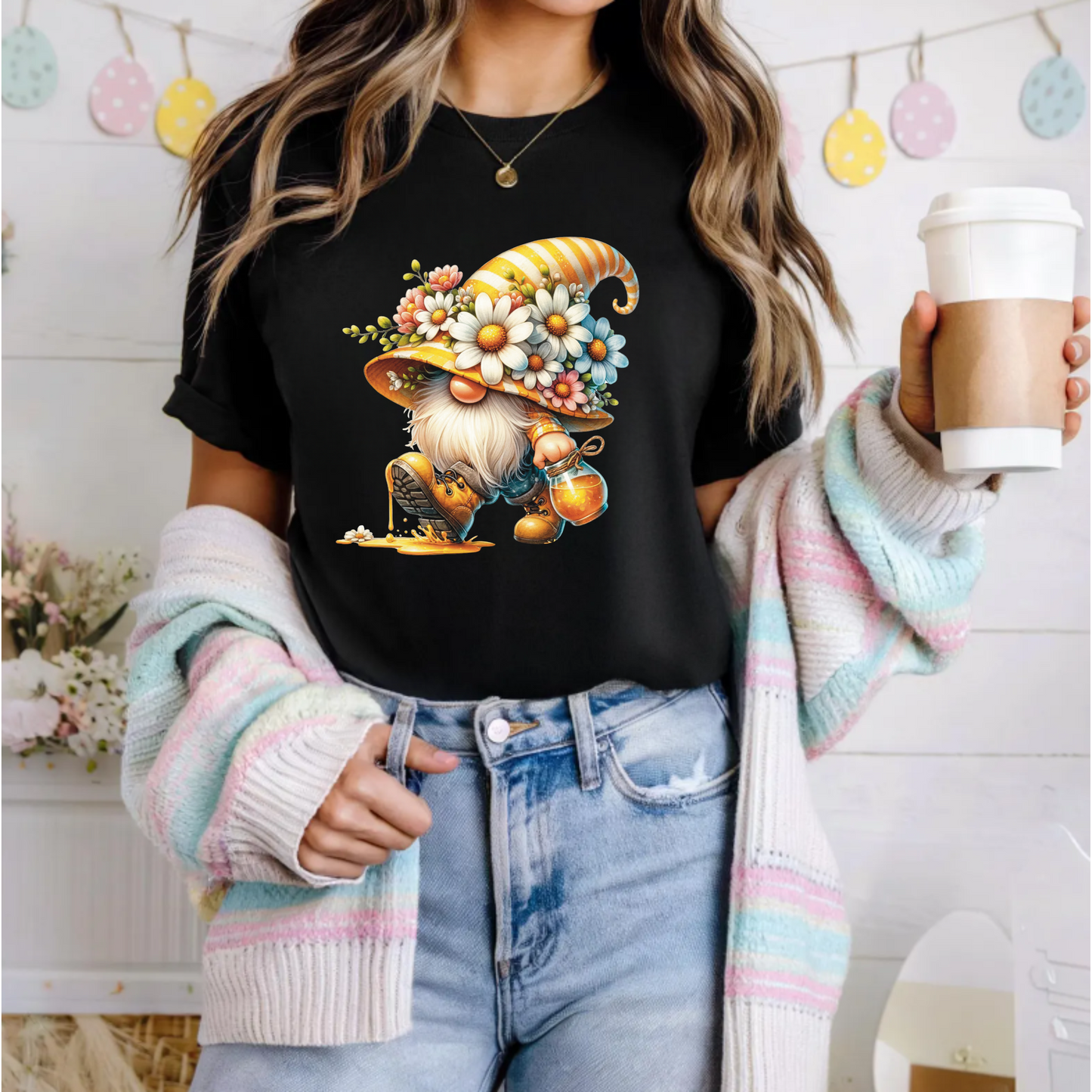 Floral Gnome Tee