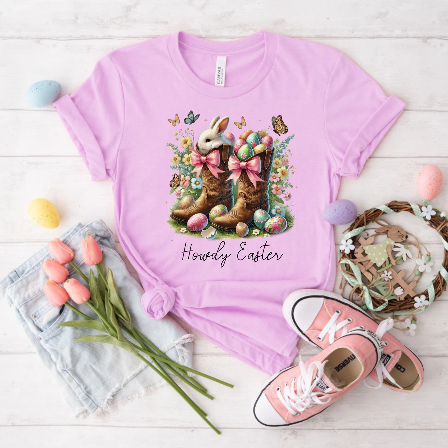 Cowboy Boot Easter T-Shirt