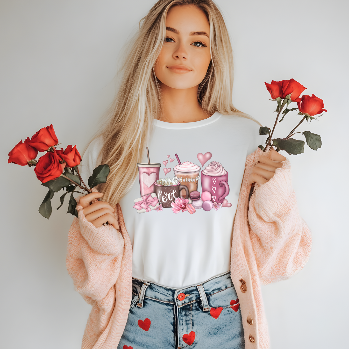 Valentines Day Latte T-shirt