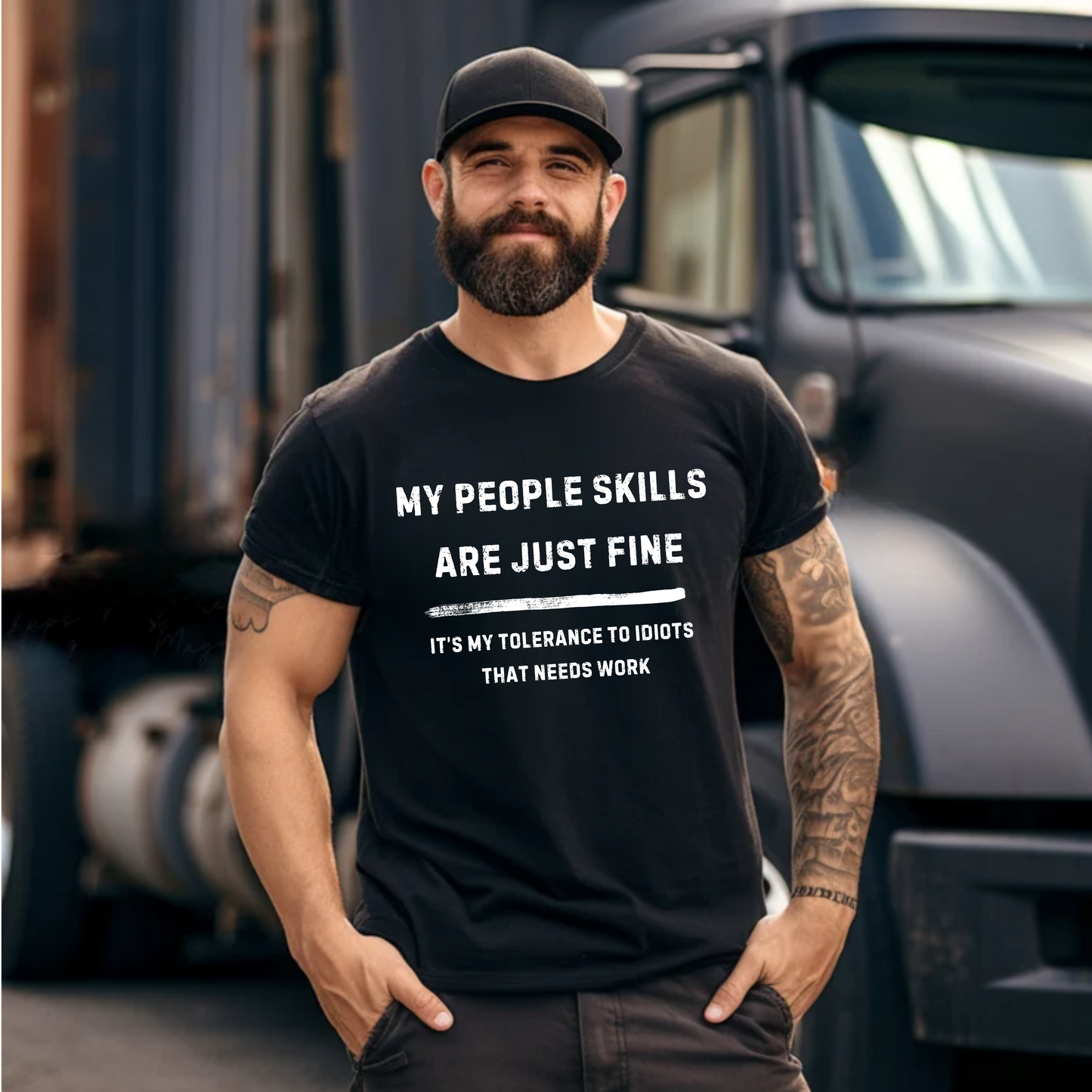 Funny People Skills Men's Tee