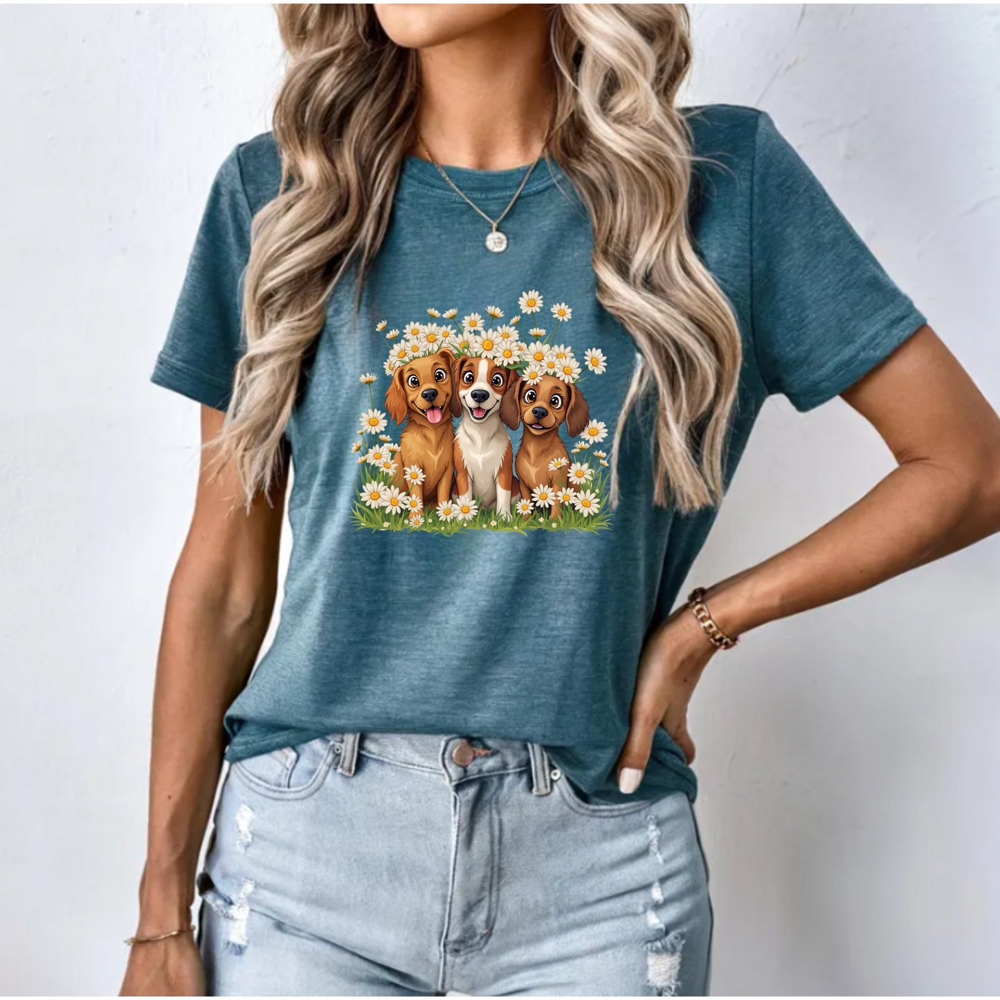 Dog Floral Tee
