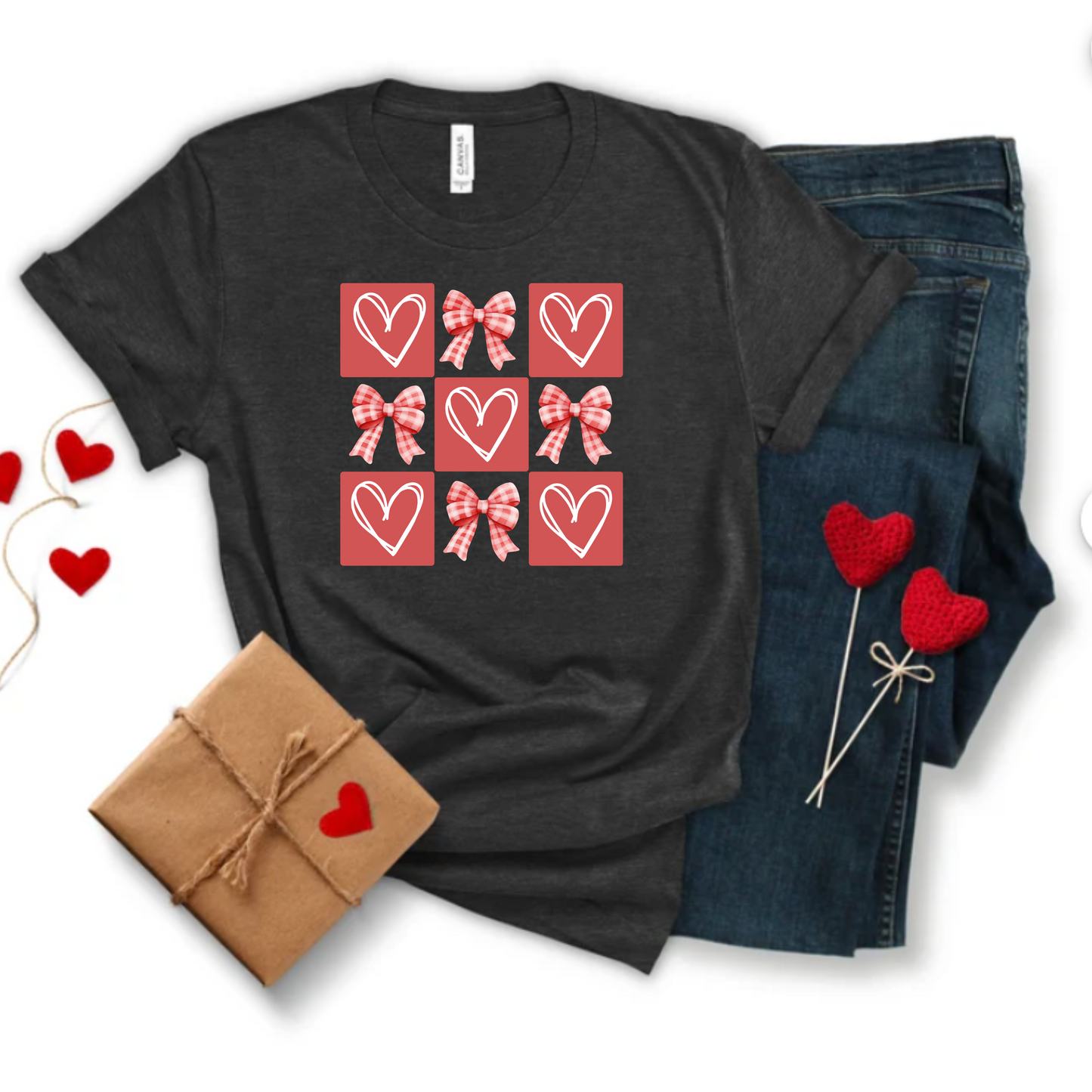 Hearts and bows png