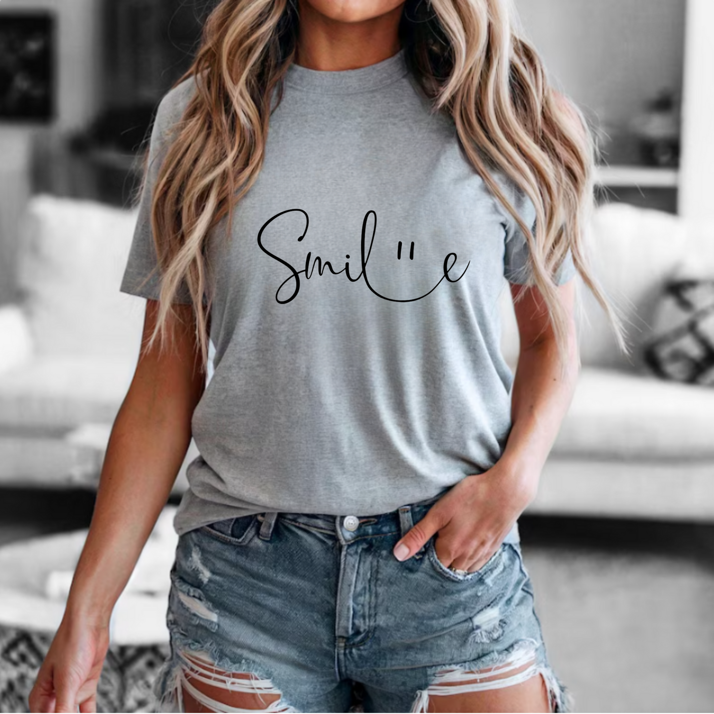 Smiley Face Tee - Unisex Jersey Short Sleeve