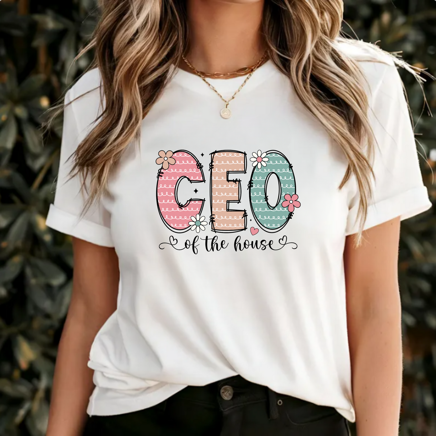 Short Sleeve Tee - 'CEO of the house' Shirt