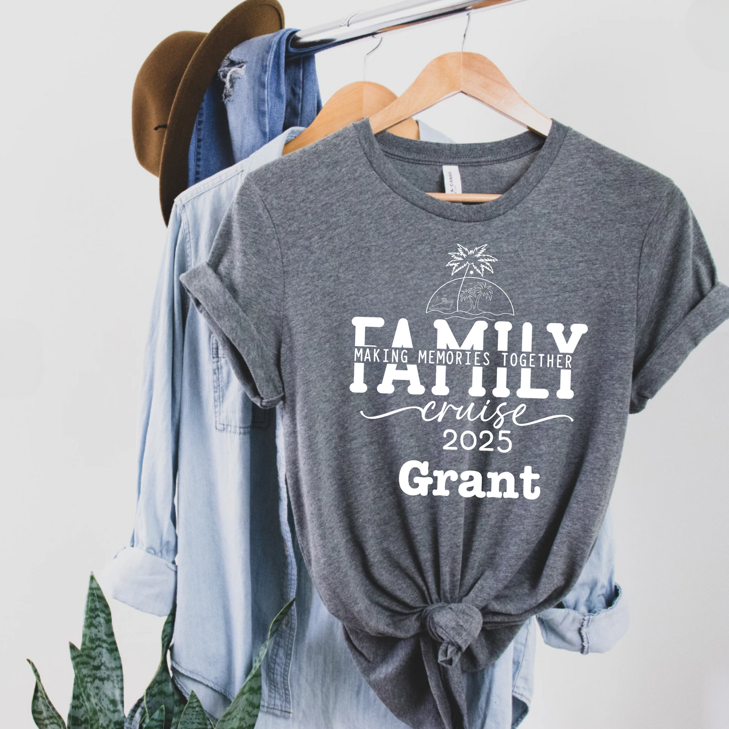 Customized Family Cruise 2025 T-Shirt