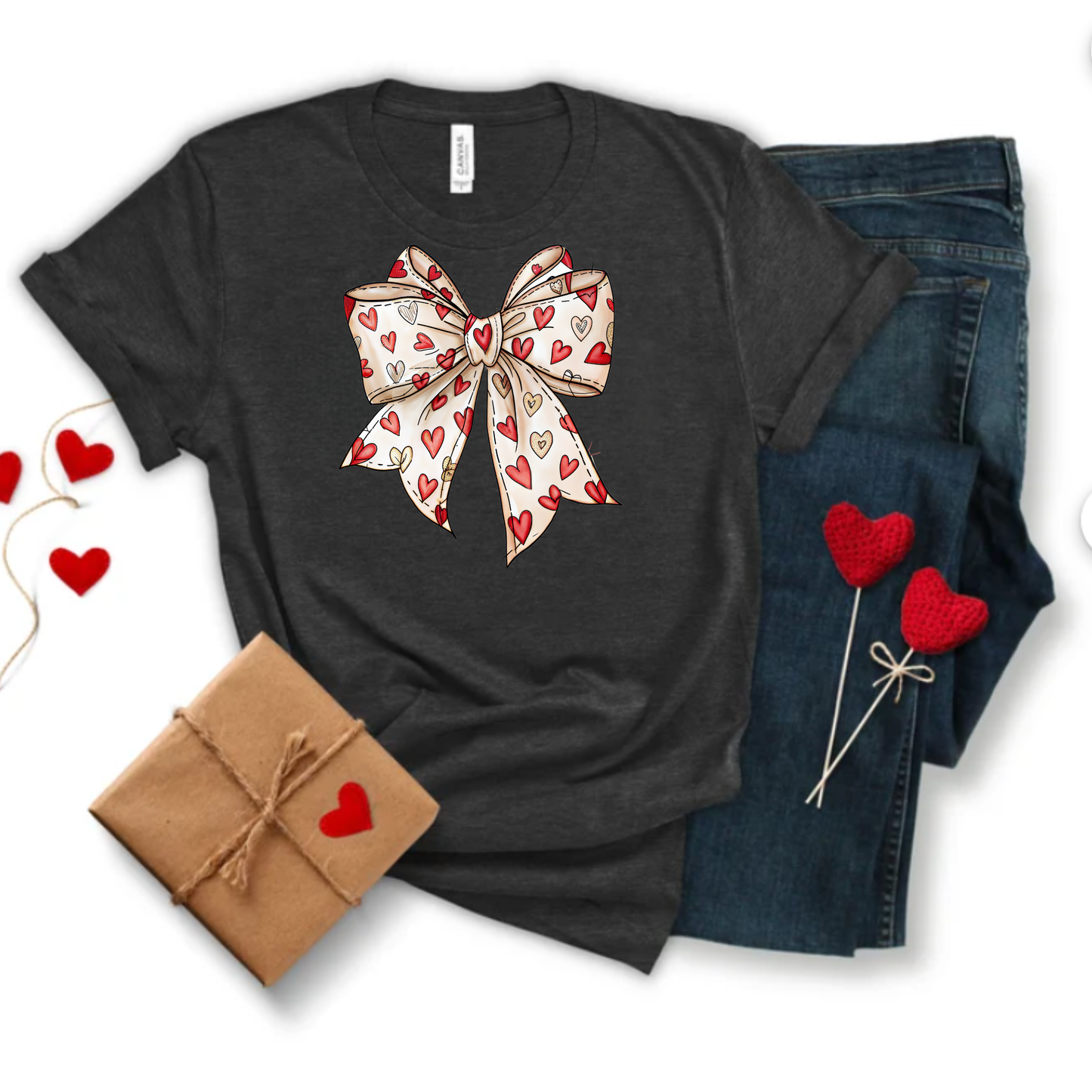 Heart Coquette Bow T-Shirt