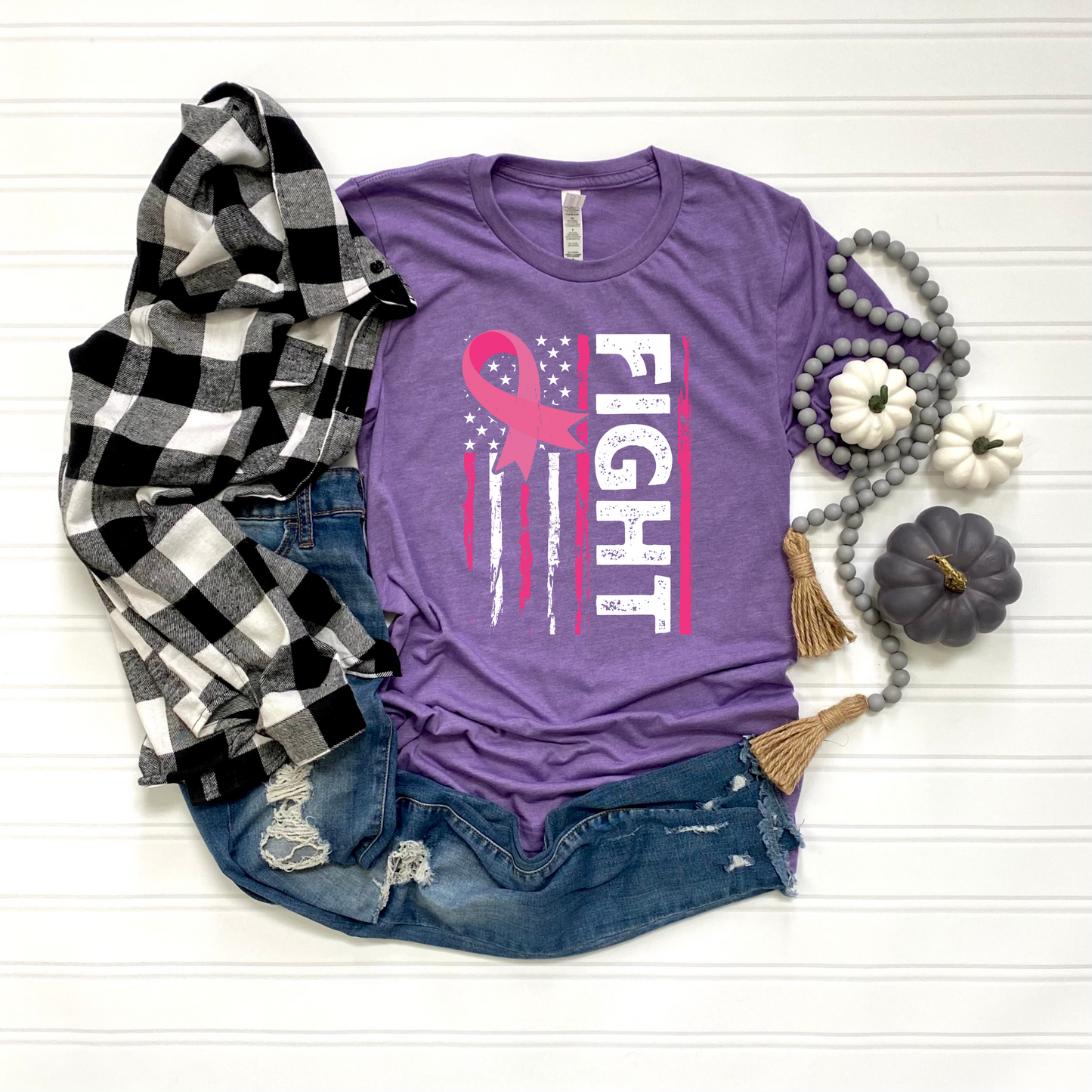 "Fight" Breast Cancer Awareness T-Shirt