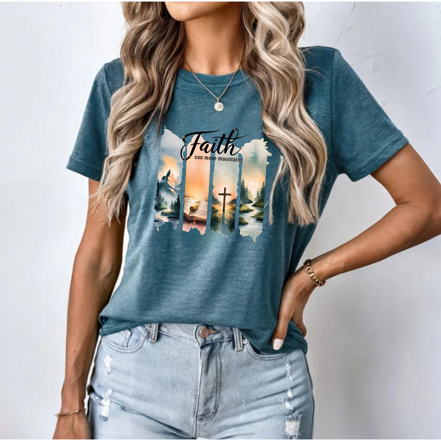 Faith Can Move Mountains Tee