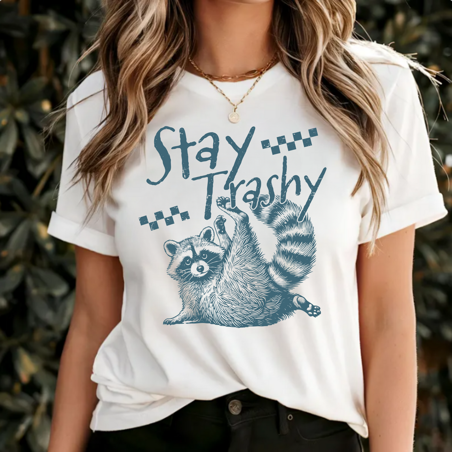 Raccoon Unisex Tee - Stay Trashy Design