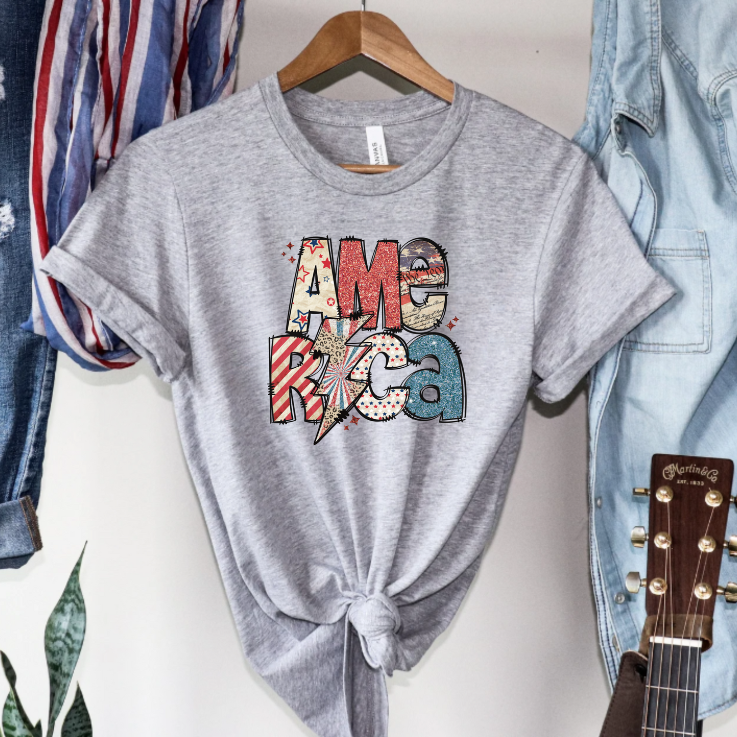 Lightening Bolt America Unisex Tee