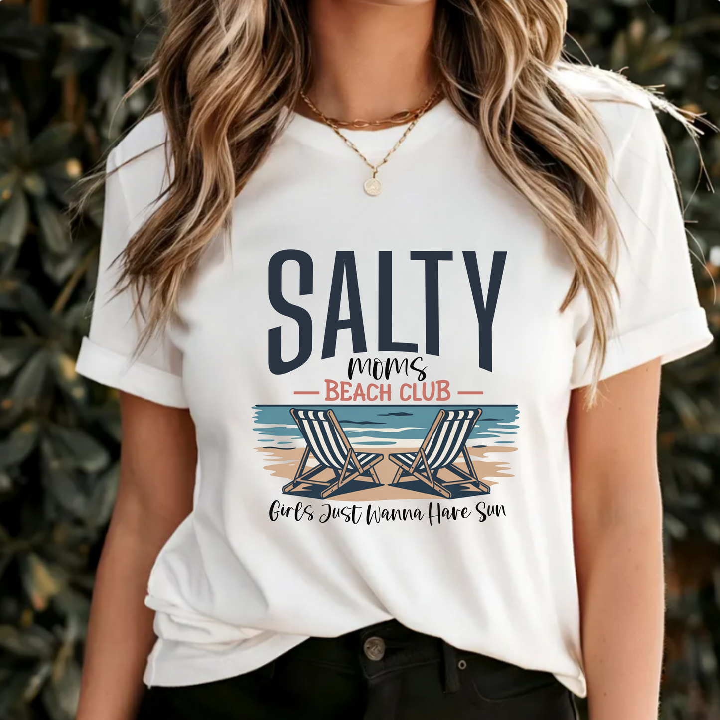 Salty Moms Beach Club png digital download