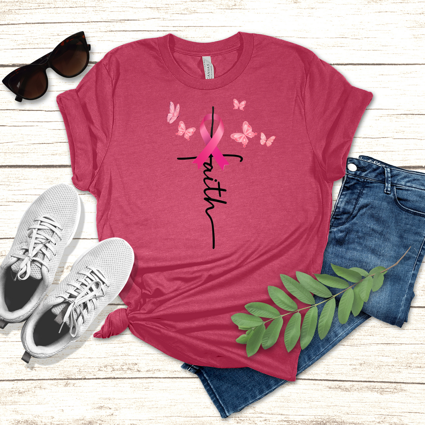 Faith Breast Cancer Awareness PNG