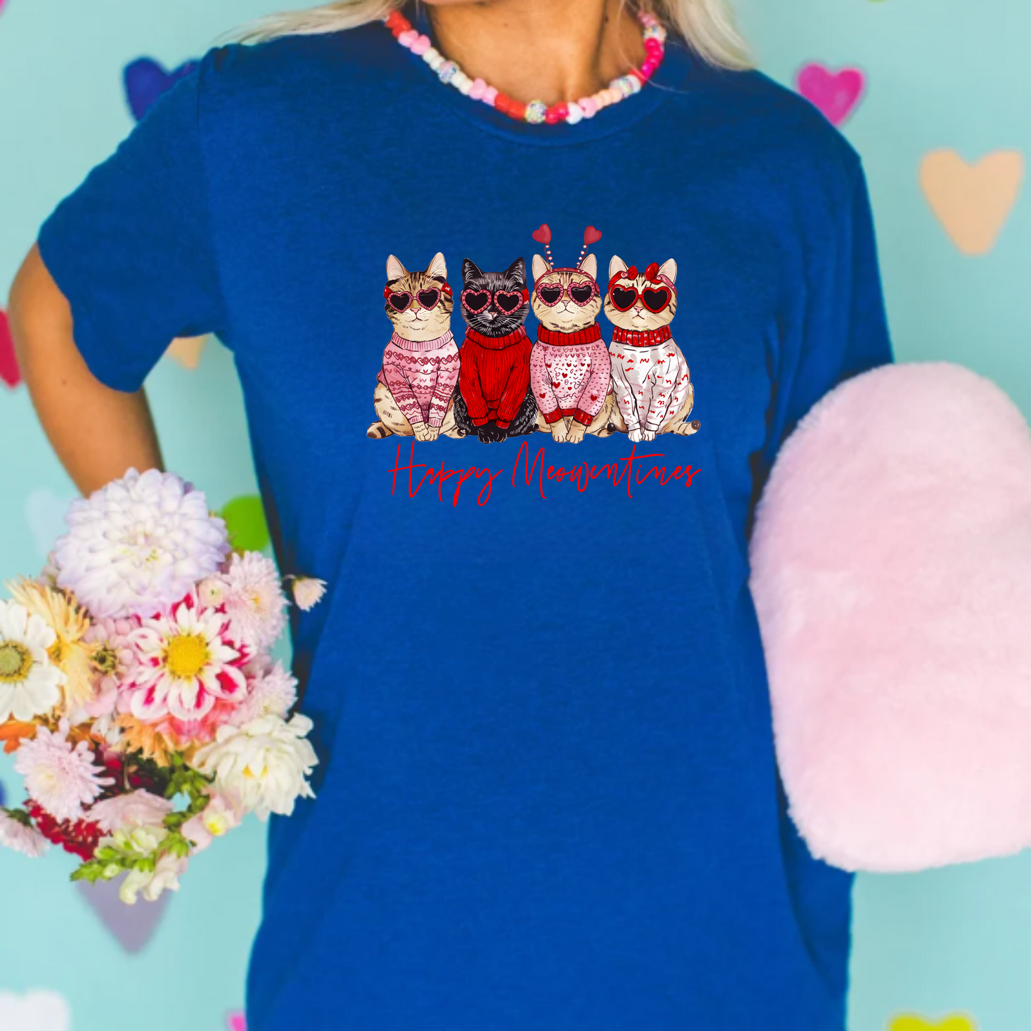 Happy Meowentines T-shirt