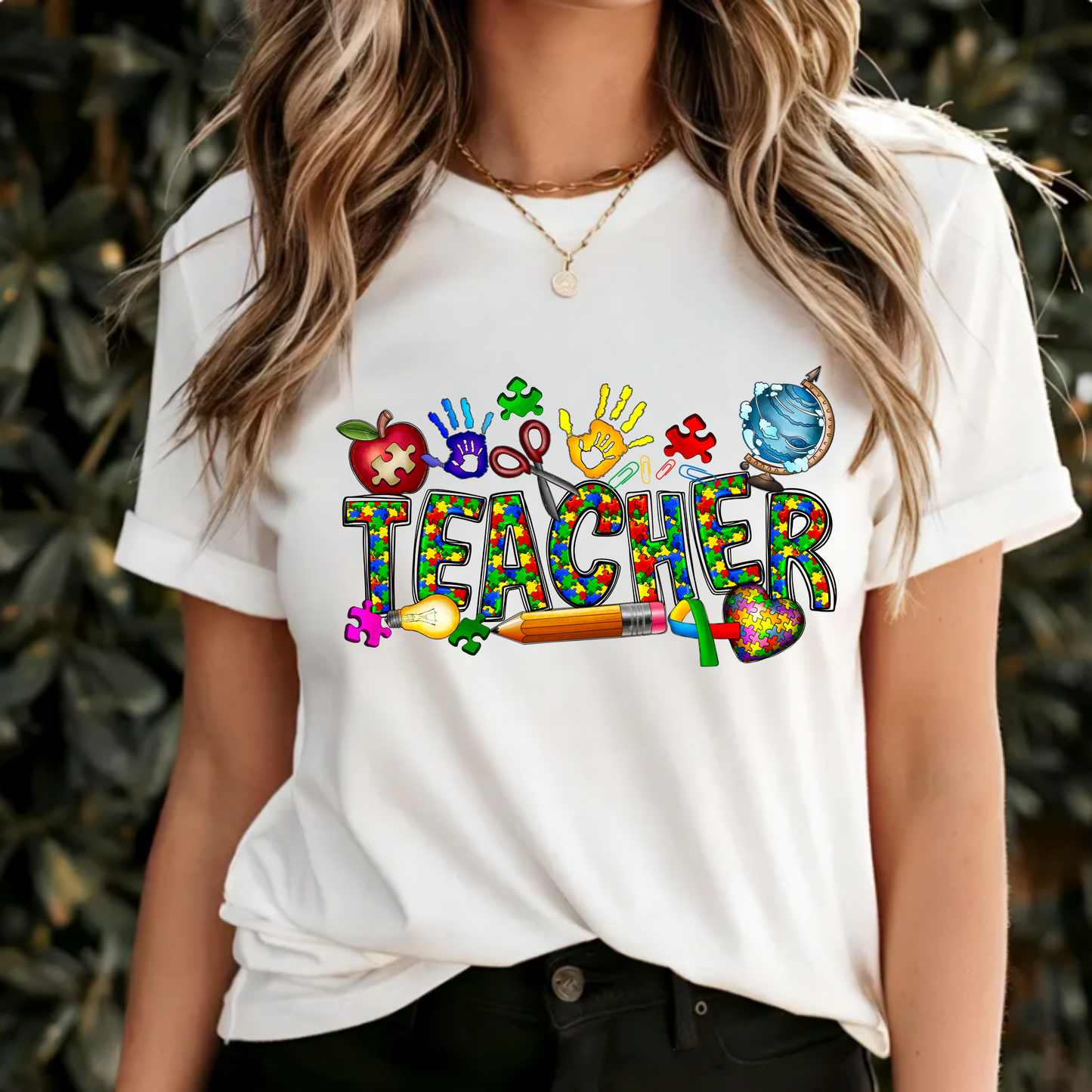 Autism Teacher Tee