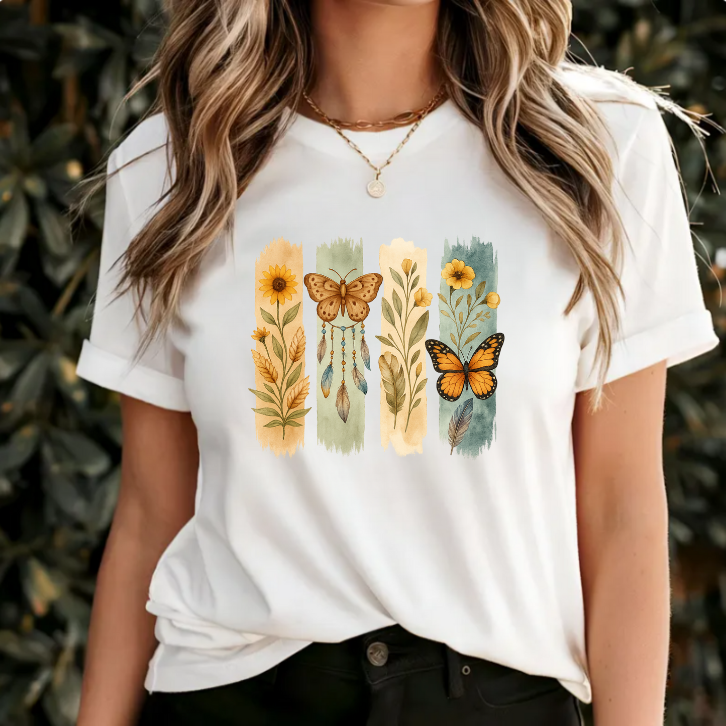 Butterfly Brush Strokes Tee