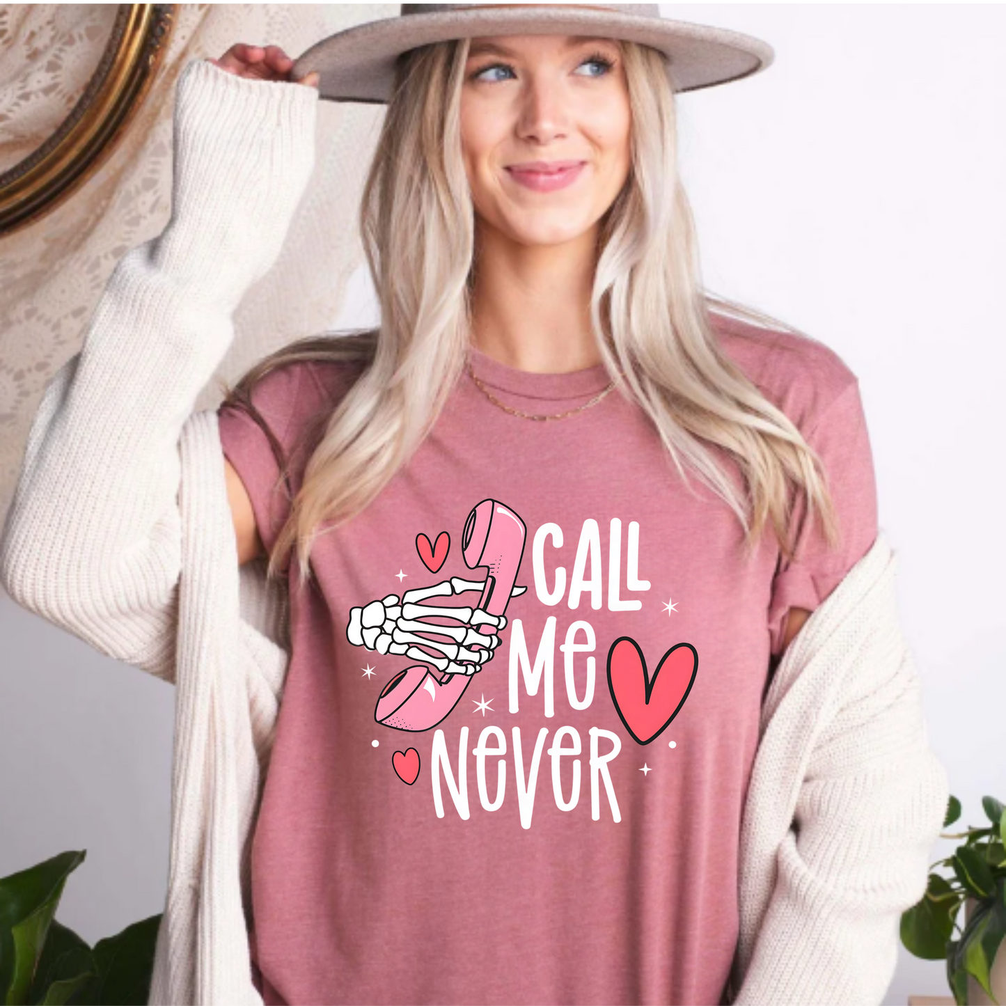 Call me never Valentine's Day T-Shirt