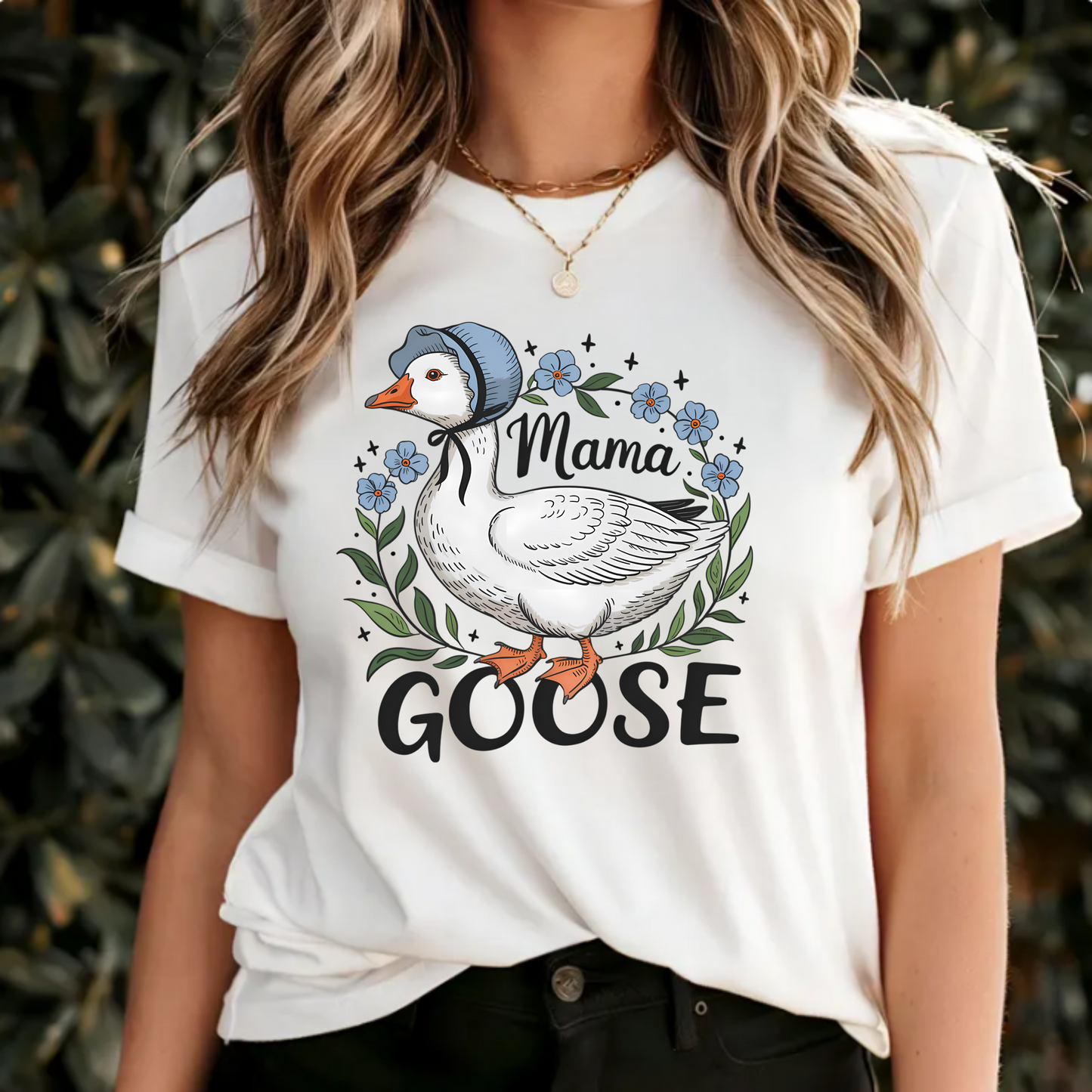 Mama Goose Unisex Jersey Tee – Cute Family Shirt for Moms