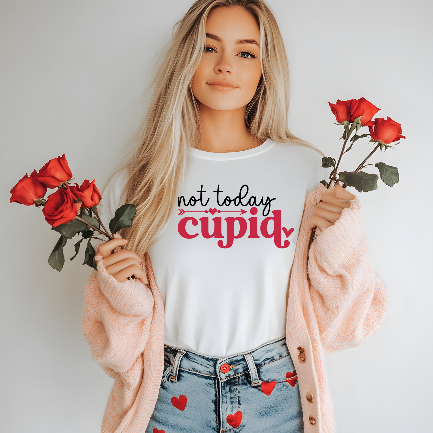Not today cupid Valentines Day T-Shirt