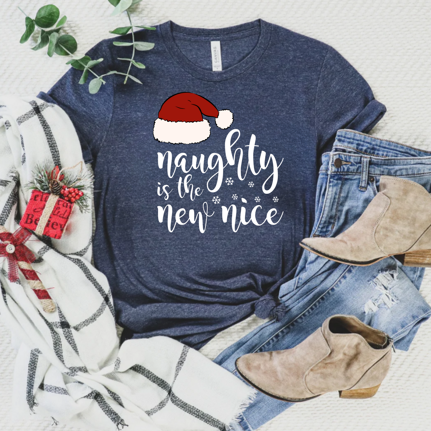 Unisex T-Shirt - 'Naughty is the New Nice' Graphic Tee