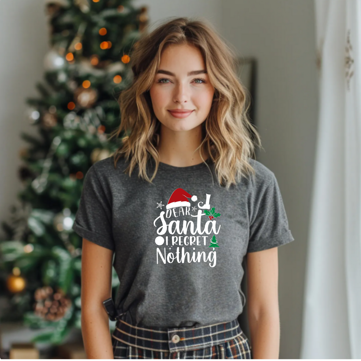 Christmas Dear Santa I Regret Nothing T-Shirt