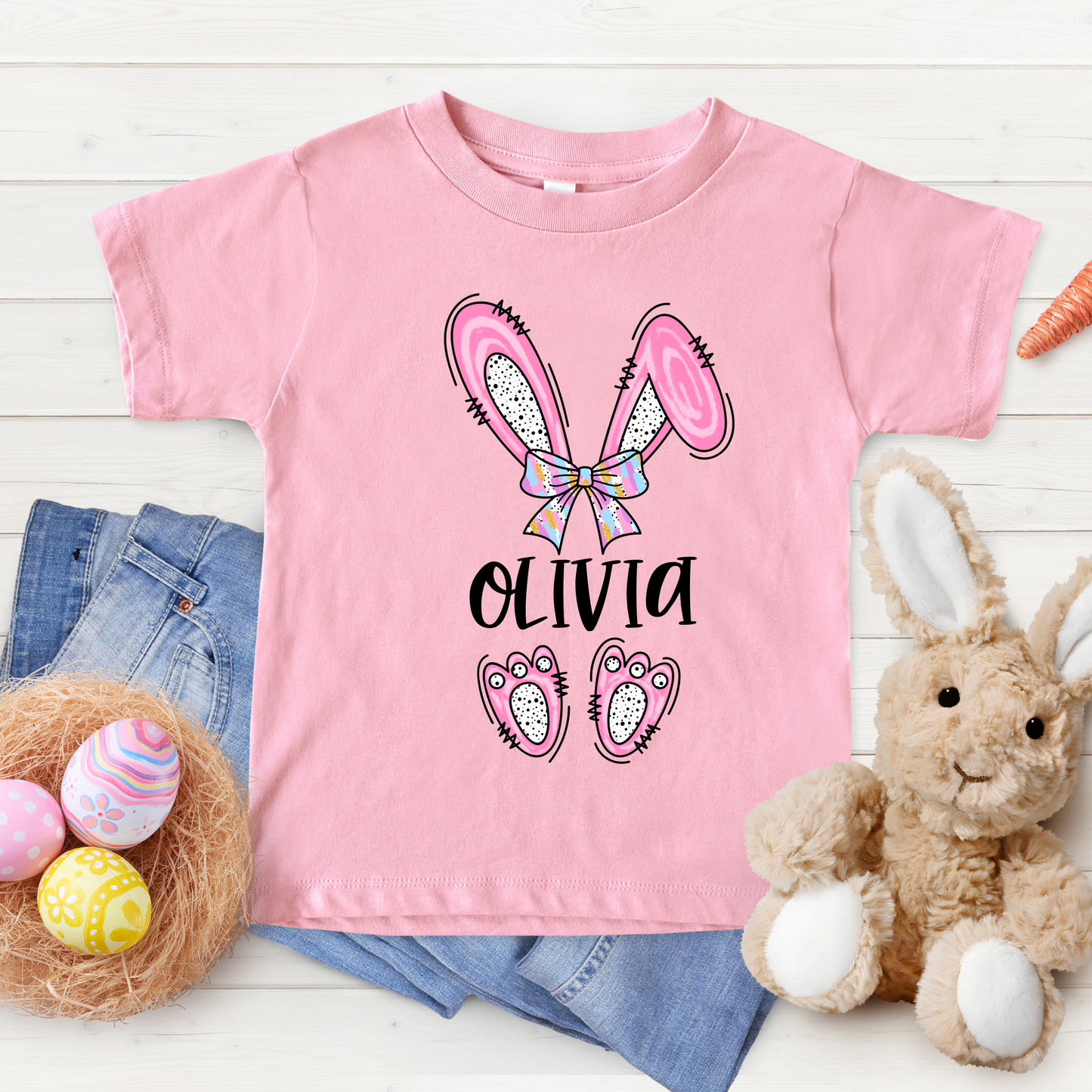 Customized children's Easter bunny png