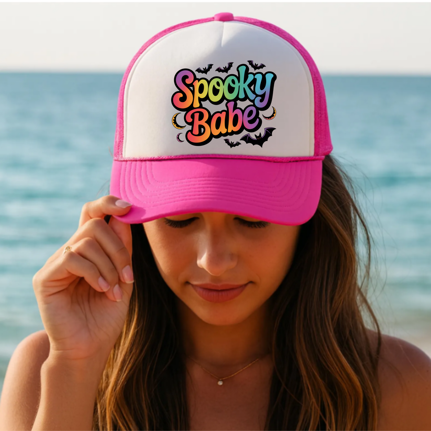 Trucker Cap - Spooky Babe Halloween Designs