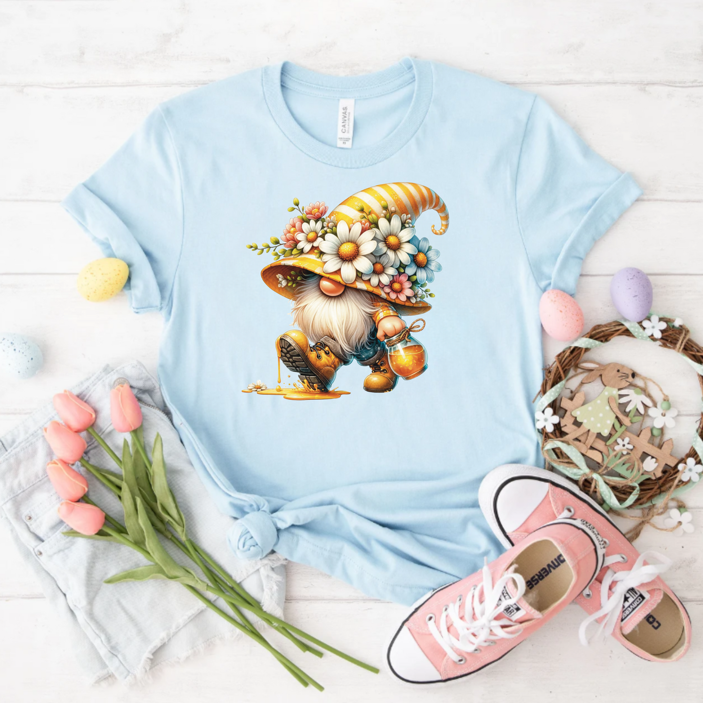 Floral Gnome Tee