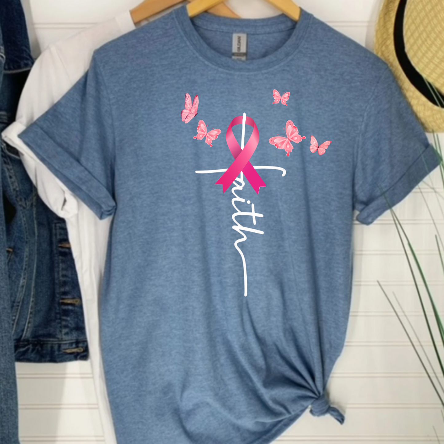 Faith Breast Cancer Awareness T-Shirt