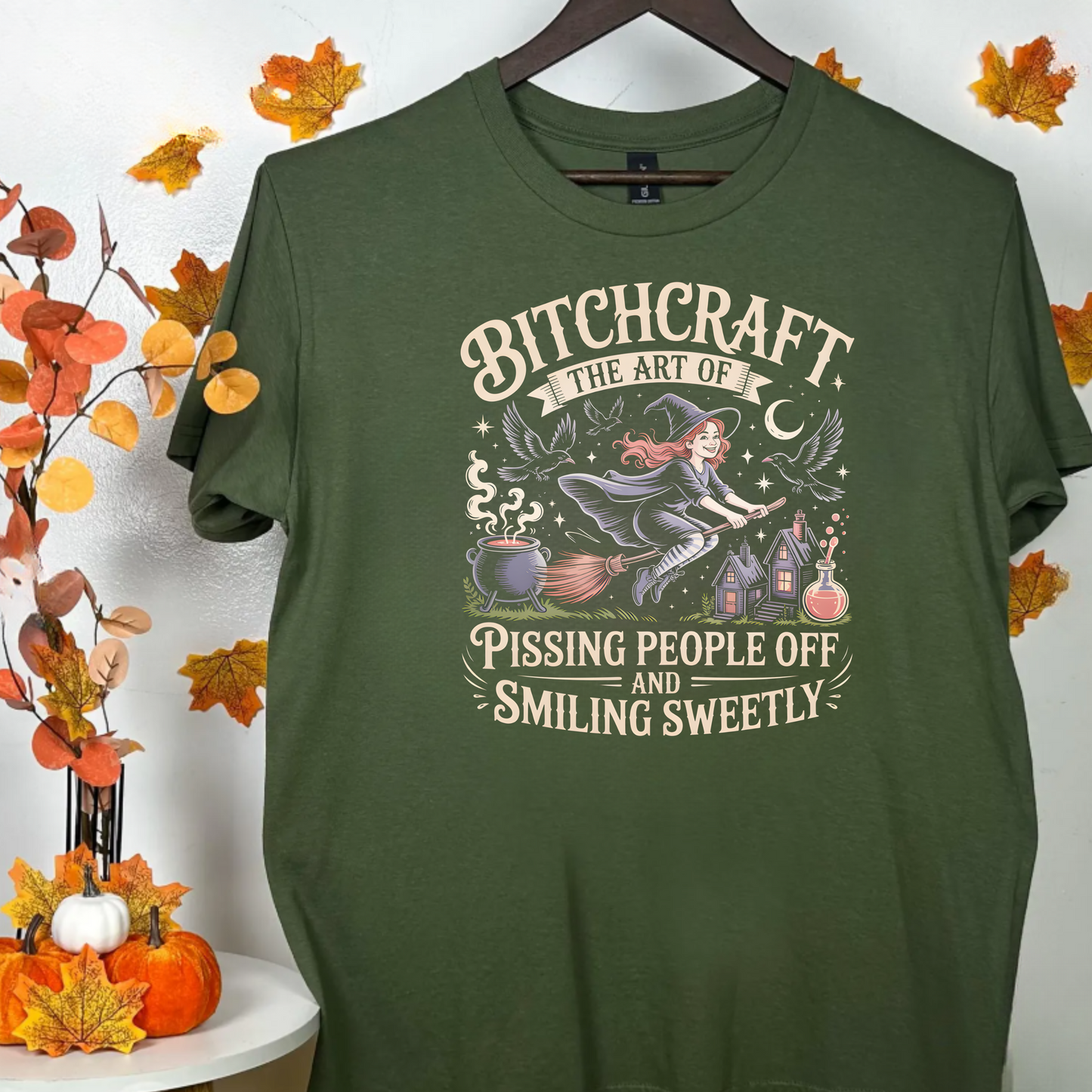 T-Shirt: Bitchcraft - Pissing People Off and Smiling Sweetly