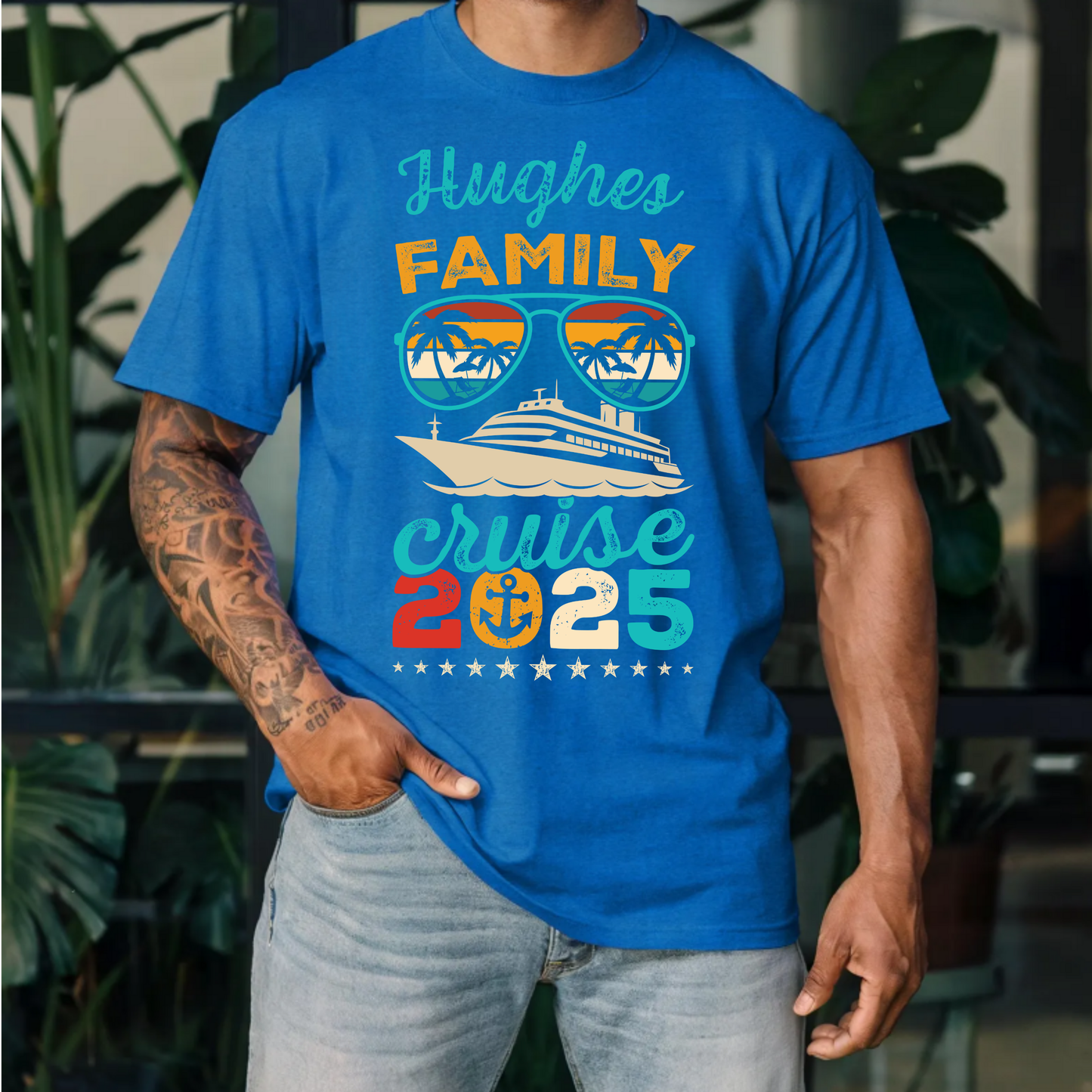 Customized Family Cruise 2025 Unisex Tee