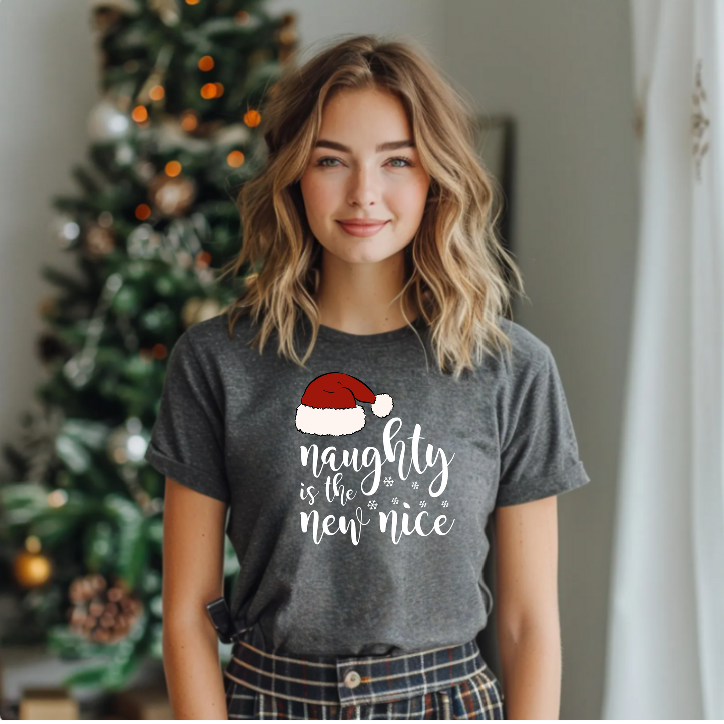 Unisex T-Shirt - 'Naughty is the New Nice' Graphic Tee