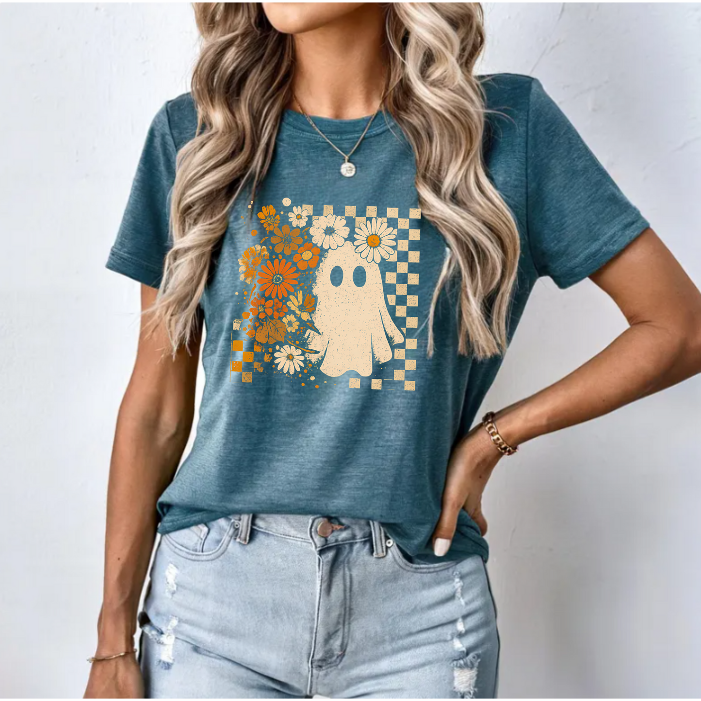 Floral Ghost T-Shirt