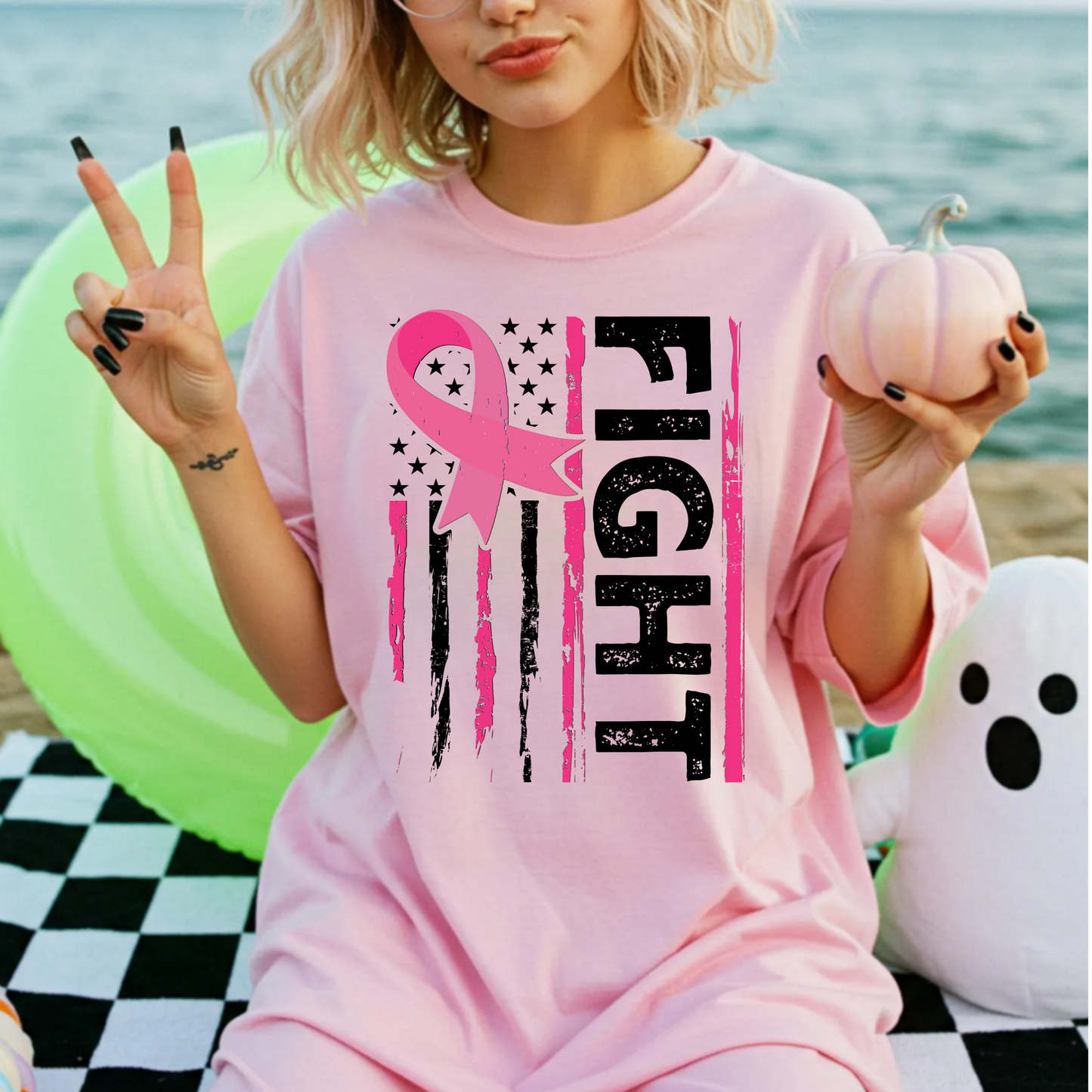 "Fight" Breast Cancer Awareness T-Shirt