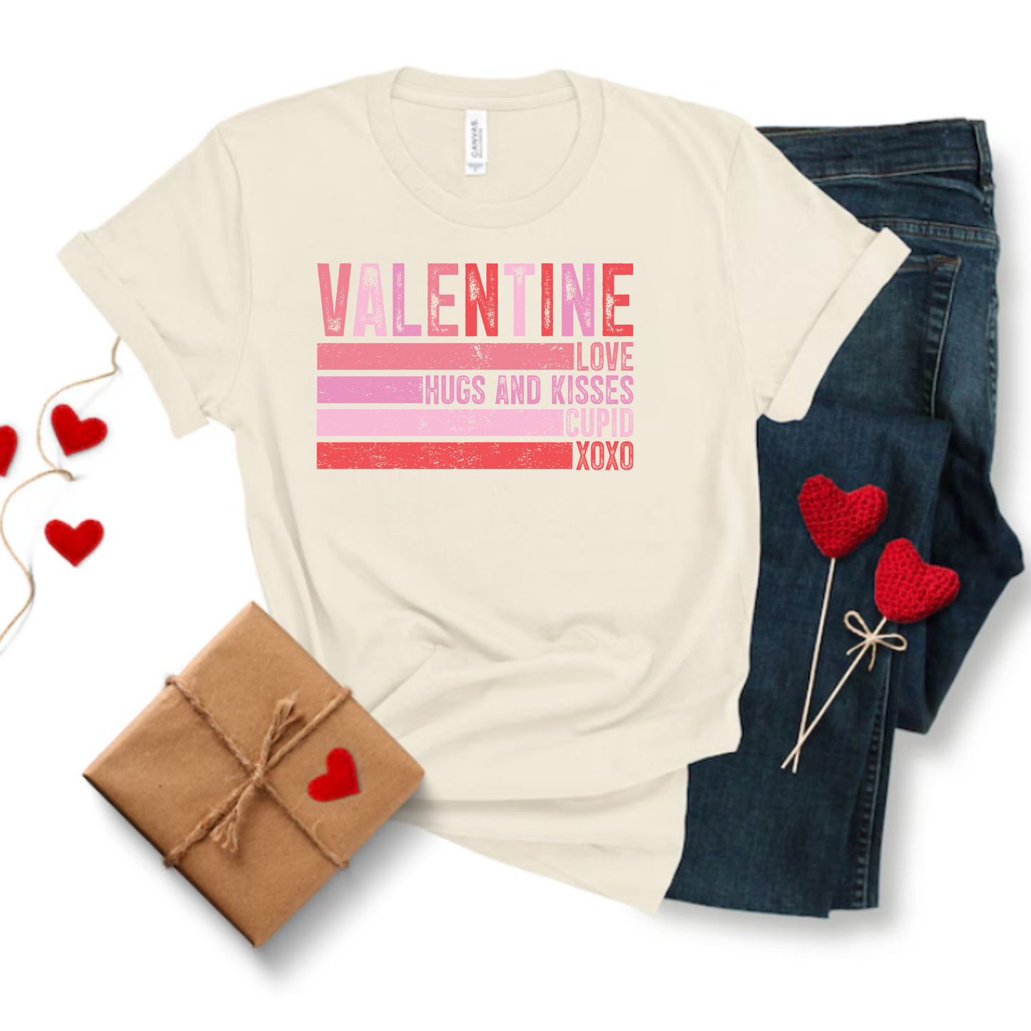 Valentine Love XOXO Cupid Unisex Tee